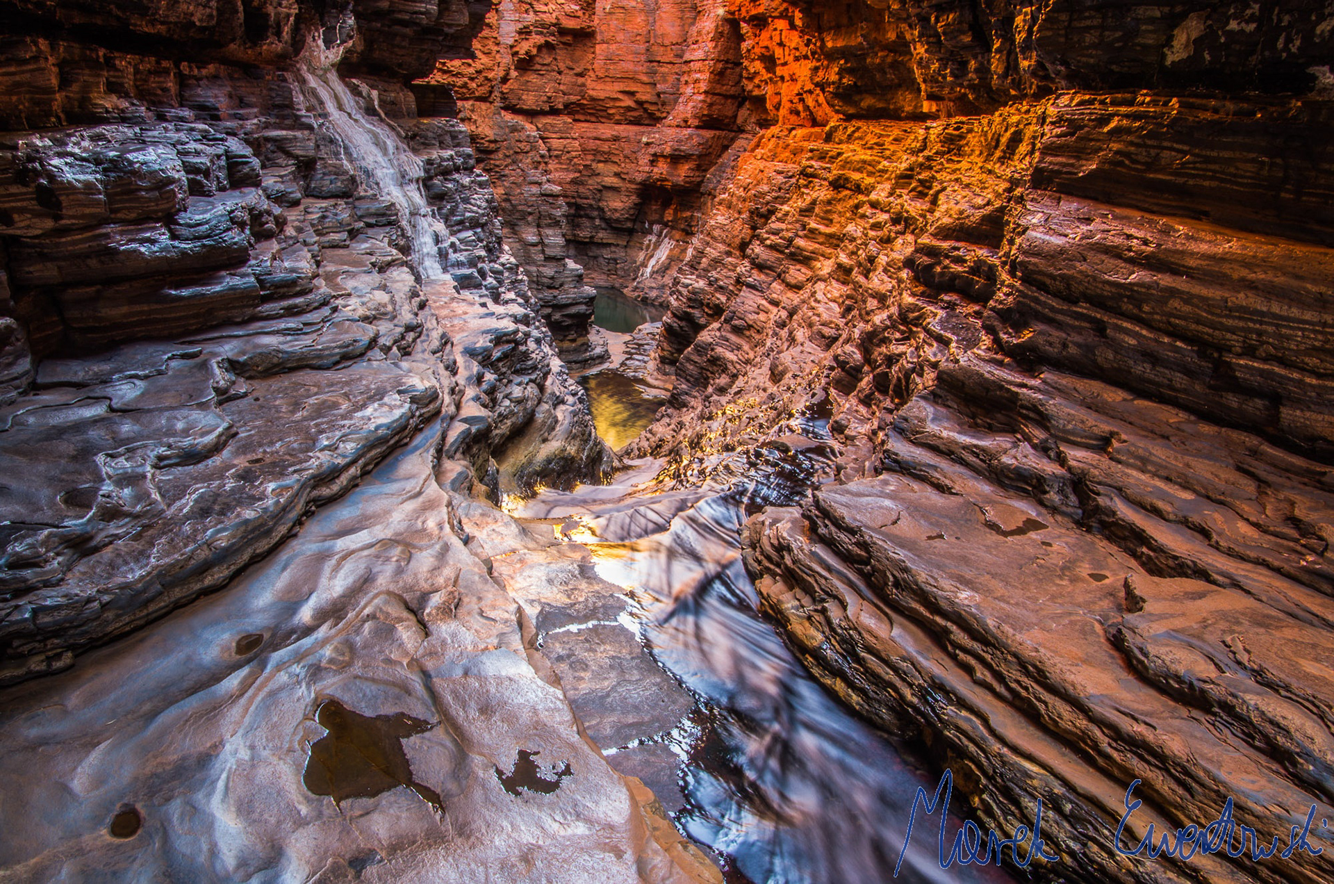 Power of water. Karijini, Western Australia