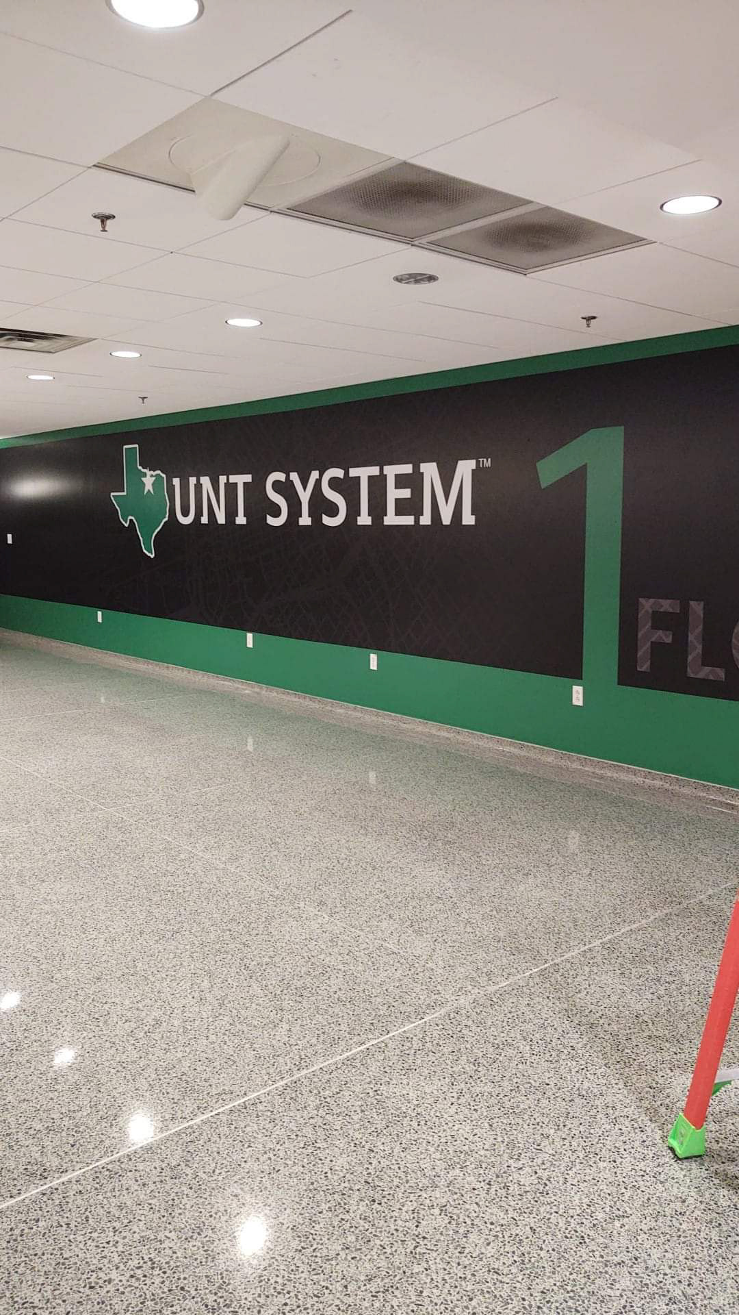 UNT System - Wall Wrap - 1st Floor