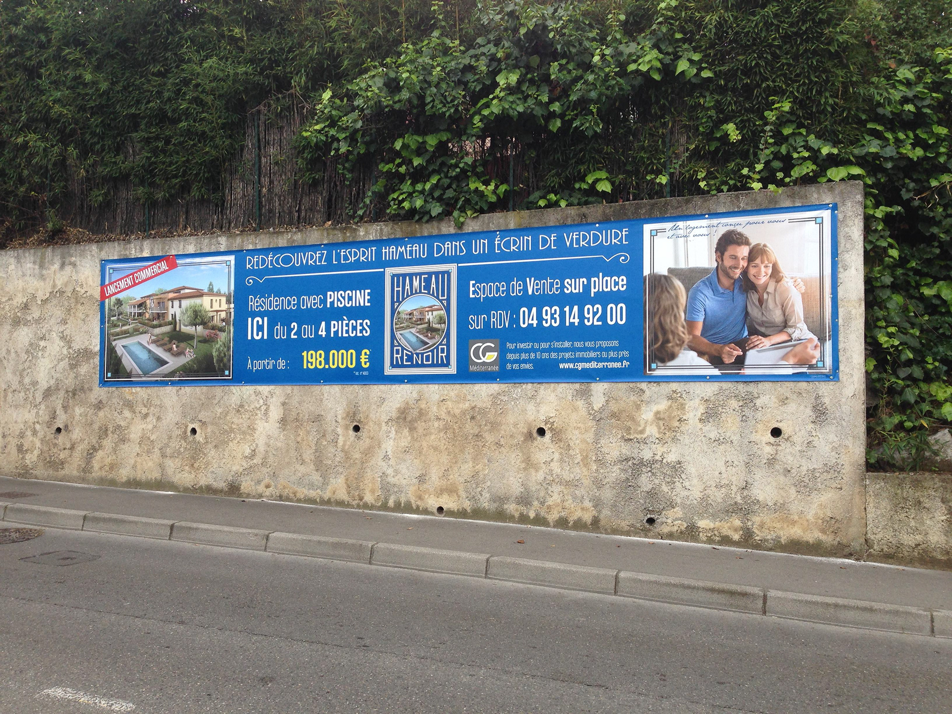 Bâche promotion immobilière