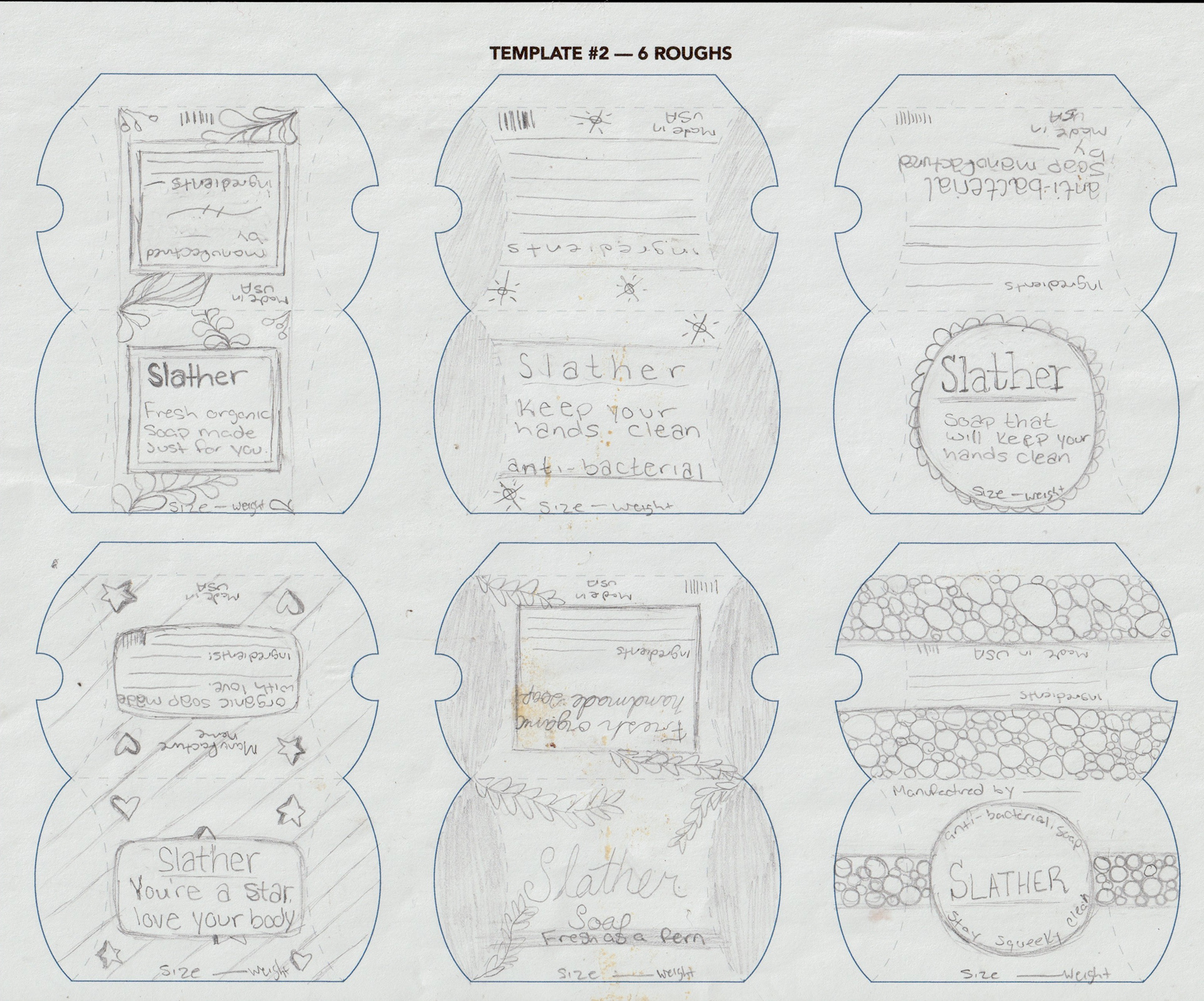 Soap Rough Ideas