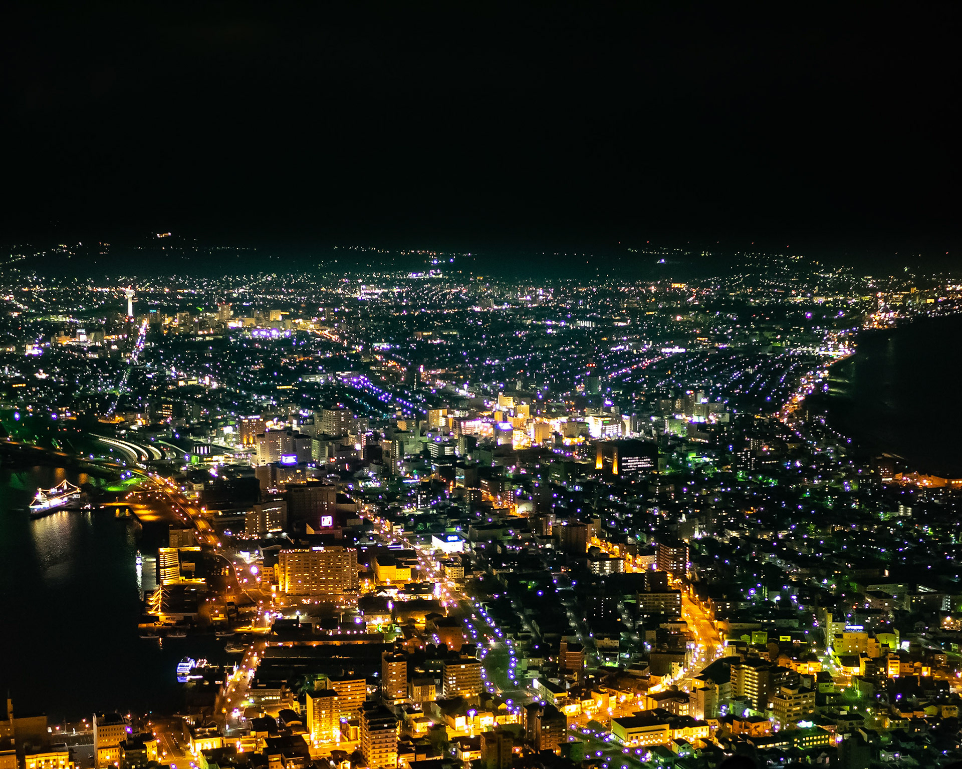 Mount Hakodate, Hokkaido, Japan