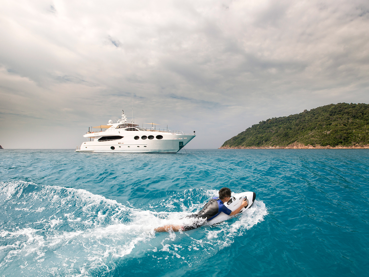 MyKonos Yacht photographer shot in Malaysia