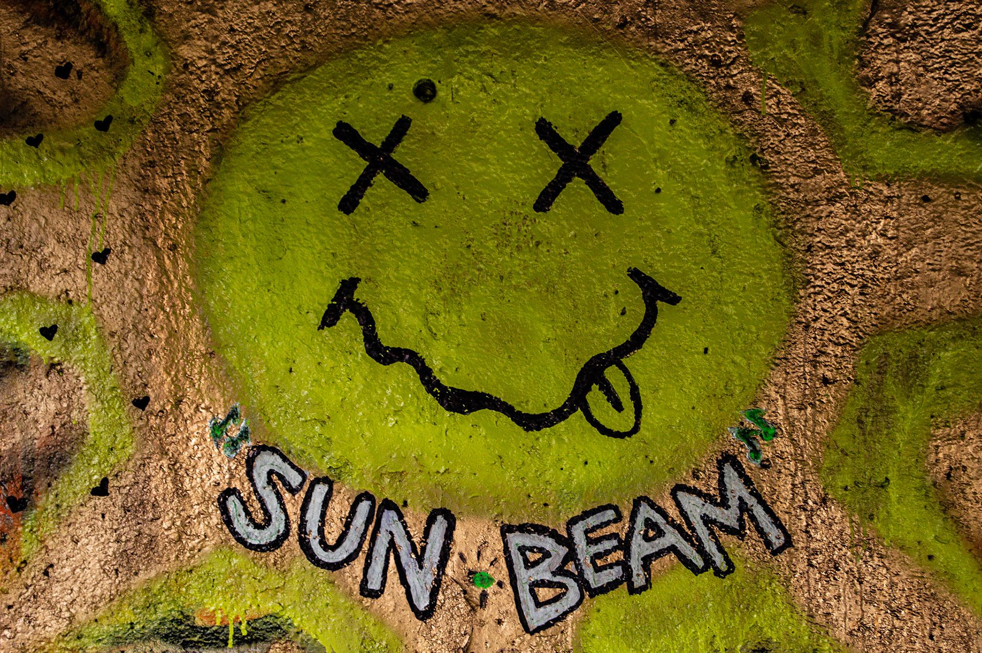 Graffiti at Kurt Cobain Memorial Park