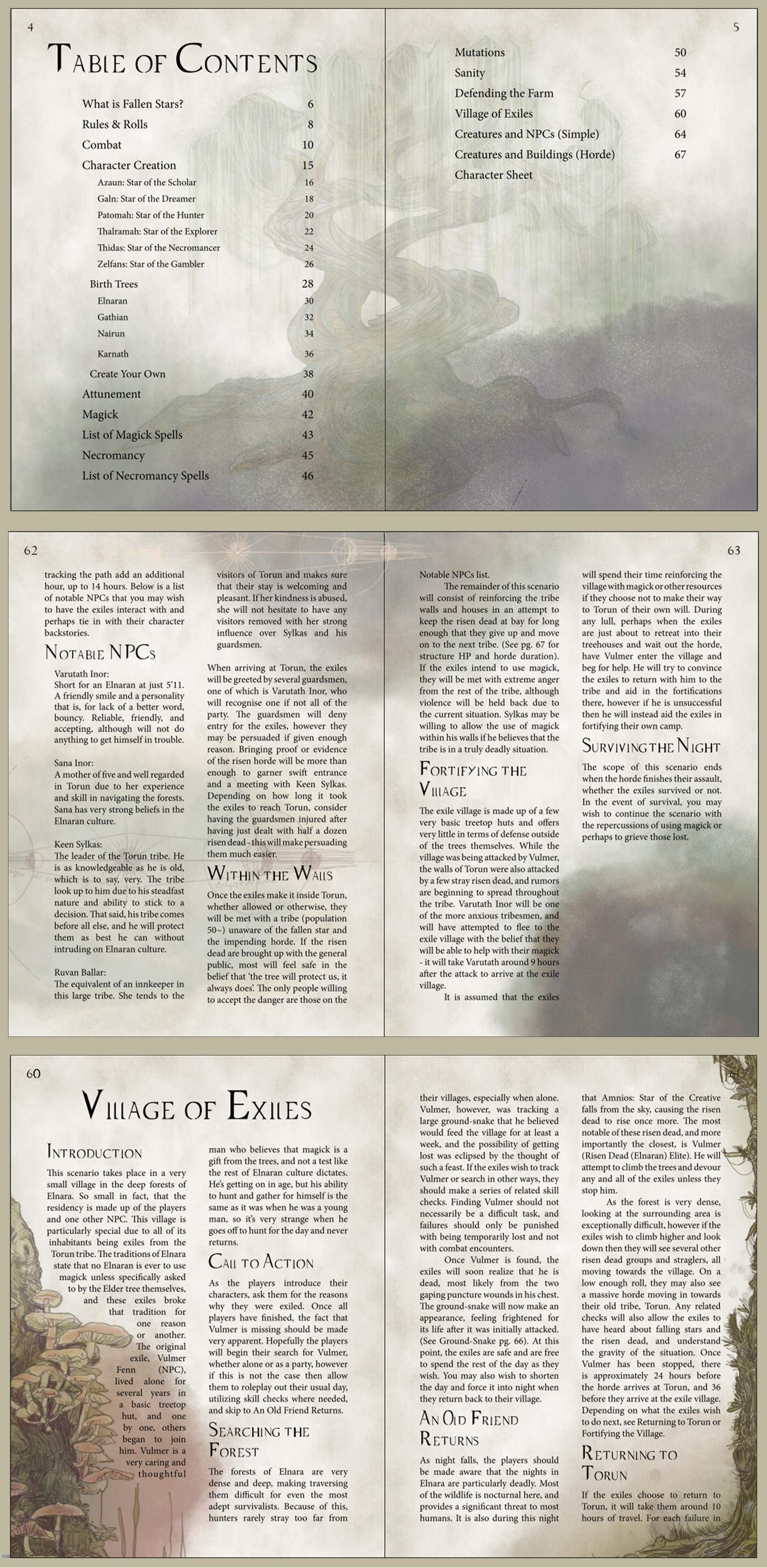 Page examples