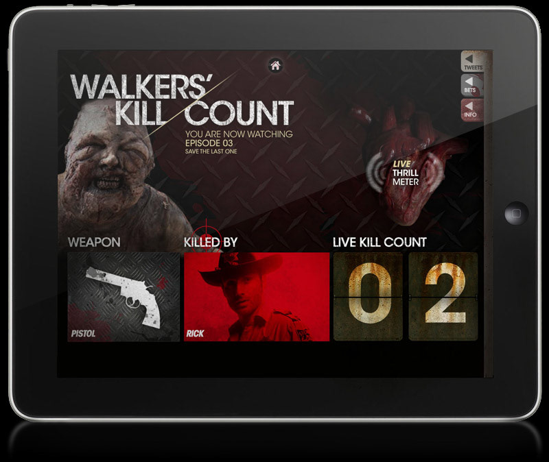 Loo Yong Ping / Creative - The Walking Dead 'Kill Counter' iPad and iPhone  App