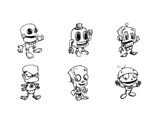 Digital Chocolate-Concept Drawing