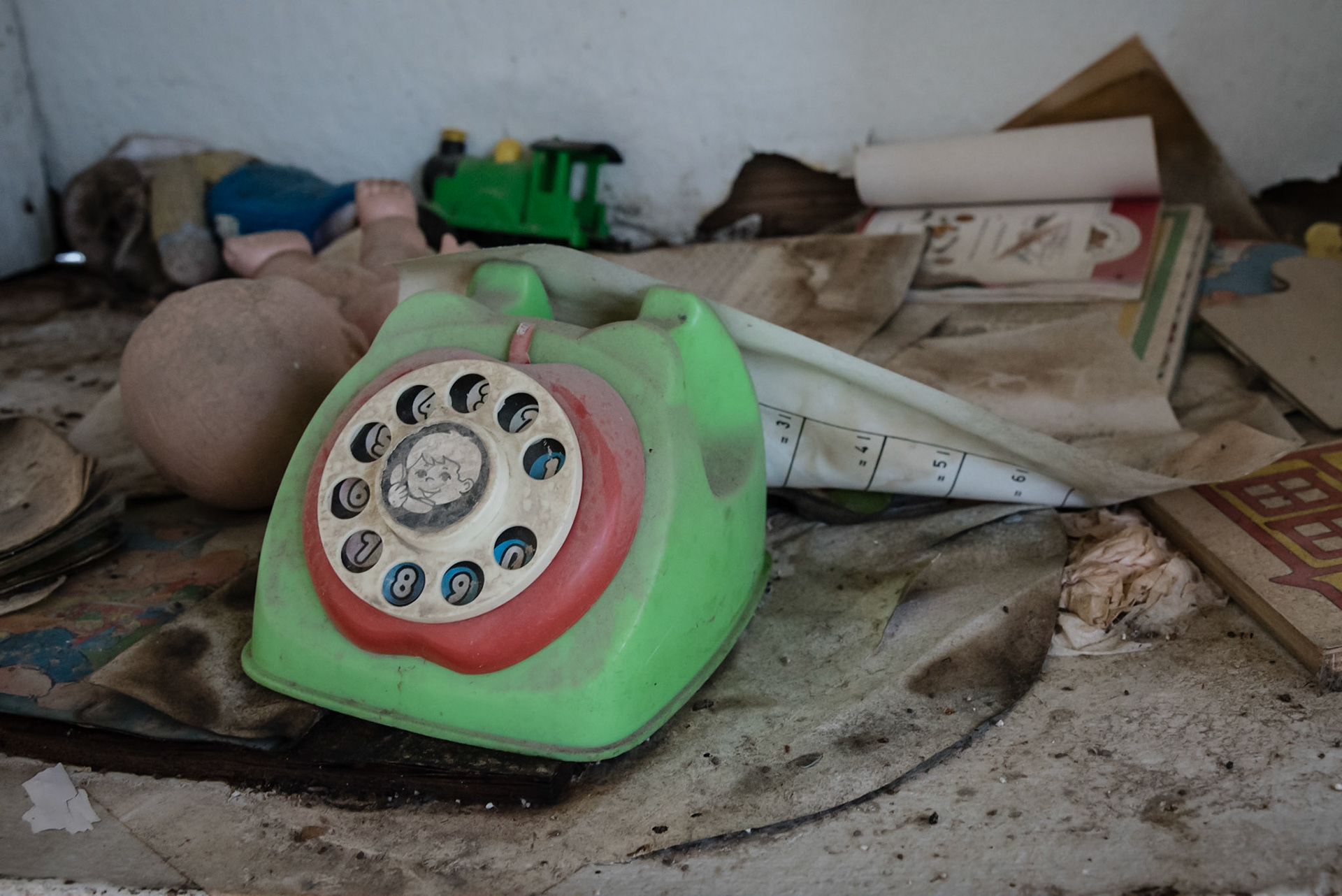 Forgotten toys at Berengaria Village in Limassol, Cyprus