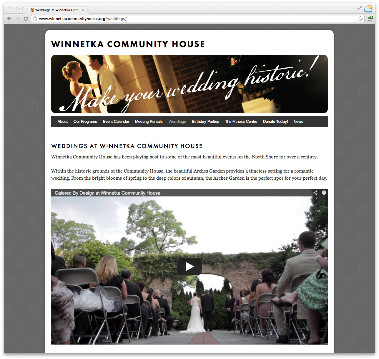 Josh Bucher Community House site