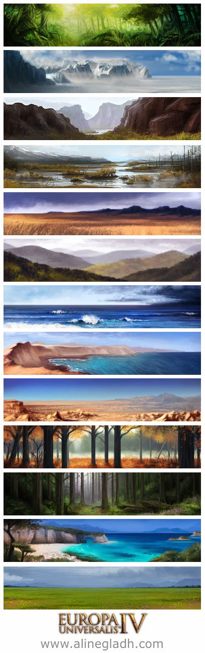 Environment pictures for EUIV.