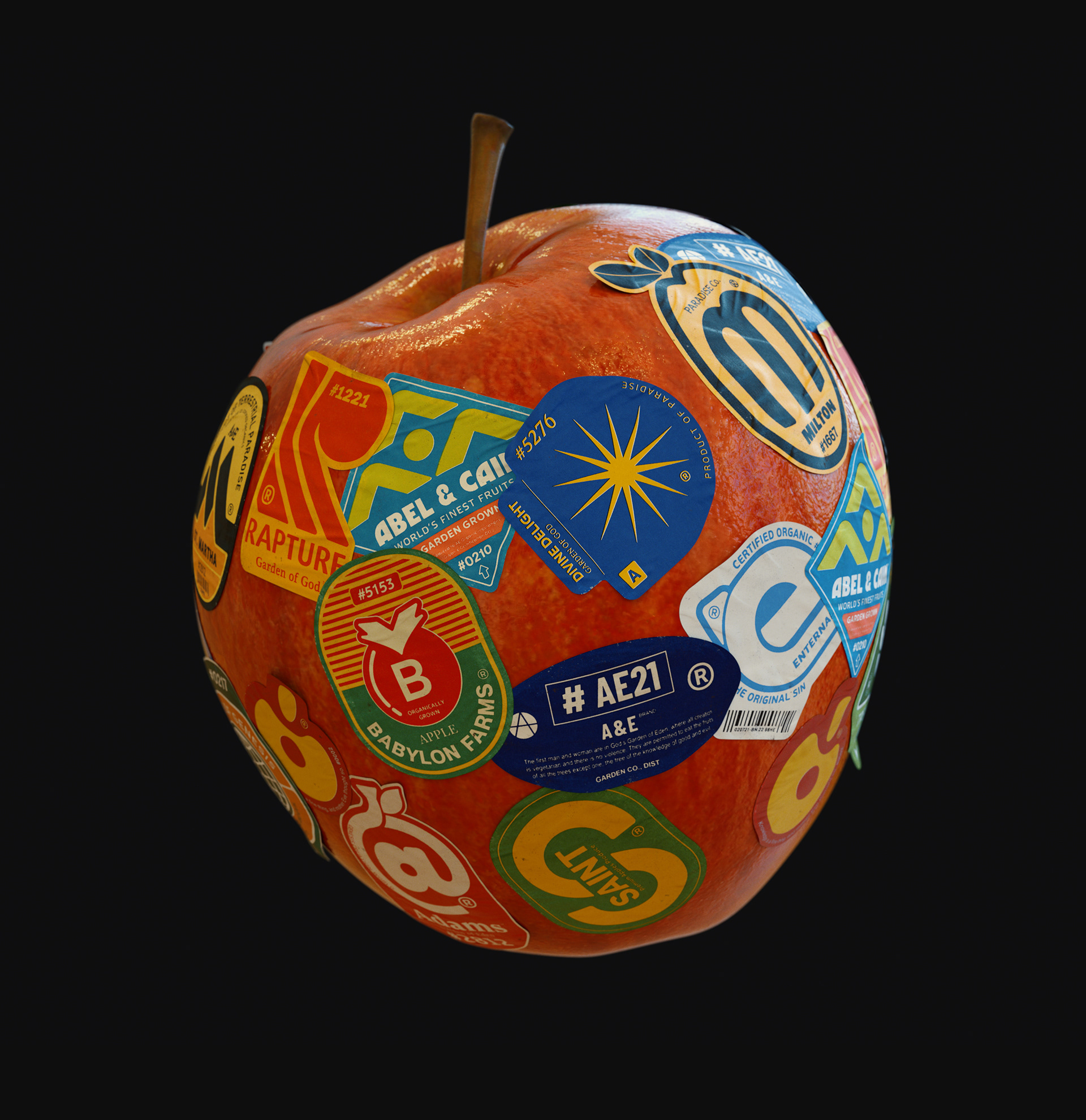 Bao T. Nguyen - Apple stickers