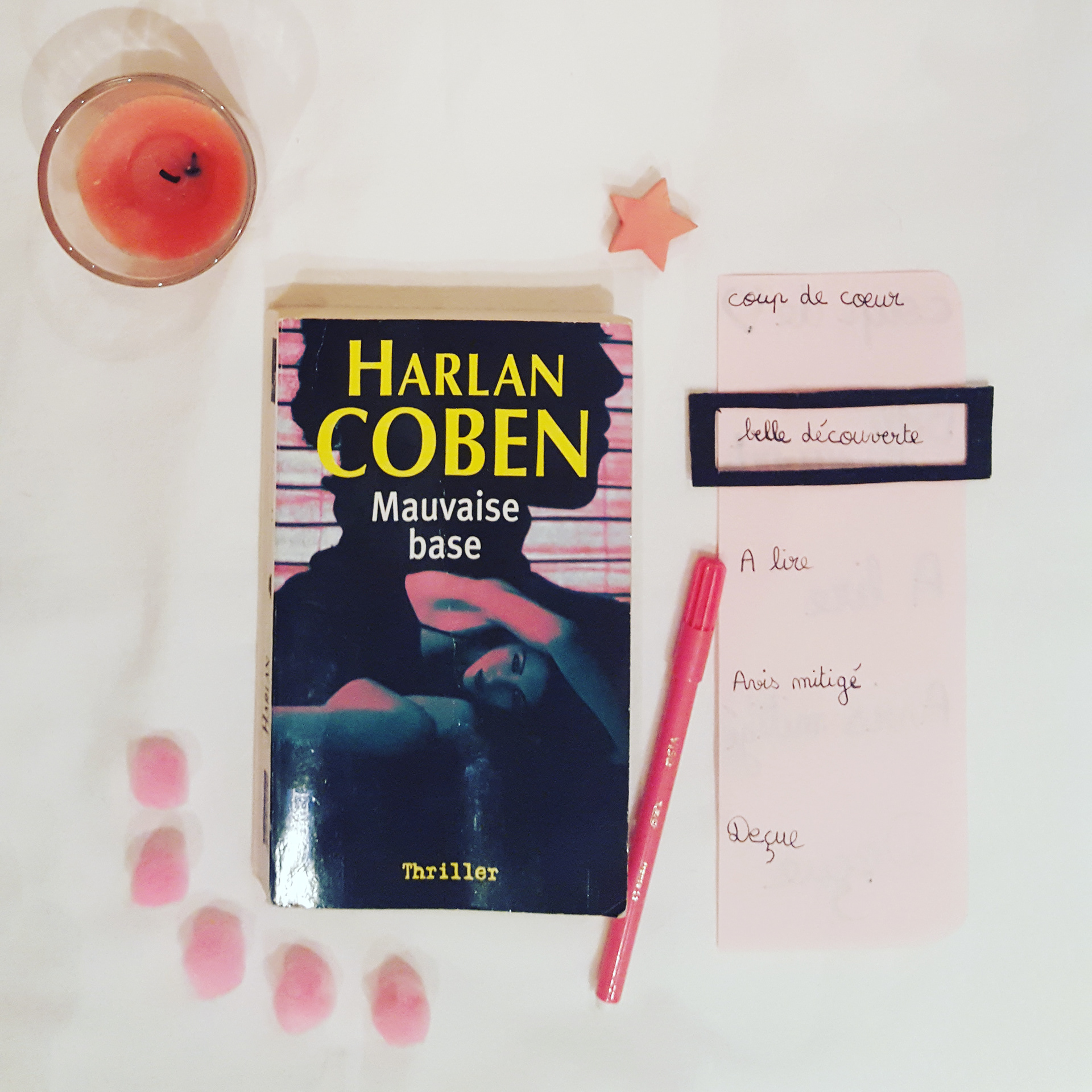 Etonnamment, j'ai eu du mal à entrer dans ce roman, car je n'ai jamais lu de Myron Bolitar avant. Ça change du style de livre actuel d'Harlan Coben, les personnages sont moins présentés, au depart j'ai eu un trouble, puis très vite je me suis impliquée dedans. Nous retrouvons une pointe d'humour, de l'intrigue, des reférences sportives, Harlan Coben est un maître du polar et sans conteste une personne très observatrice de la société pour écrire aussi bien, les dialogues sont réalistes et les descriptions sincères. Si le début m'a laissée sceptique, je serais dorenavant ravie de lire la suite des aventures de Myron Bolitar. Comme toujours dans les polars, nous sommes tenus en haleine jusqu'aux dernières pages. J'ai bien essayé de découvrir le meurtrier, mais les nombreux rebondissements me faisaient faire des retours en arrière sans cesse. Et comme toujours j'adore quand le héro finit par expliquer toute sa théorie et que l'histoire prend son sens. Il y a une certaine satisfaction de resoudre l'enquête et du regret de lâcher le livre. Je pense que tout lecteur a connu cette sensation ! Auriez-vous un Myron Bolitar à me conseiller ?