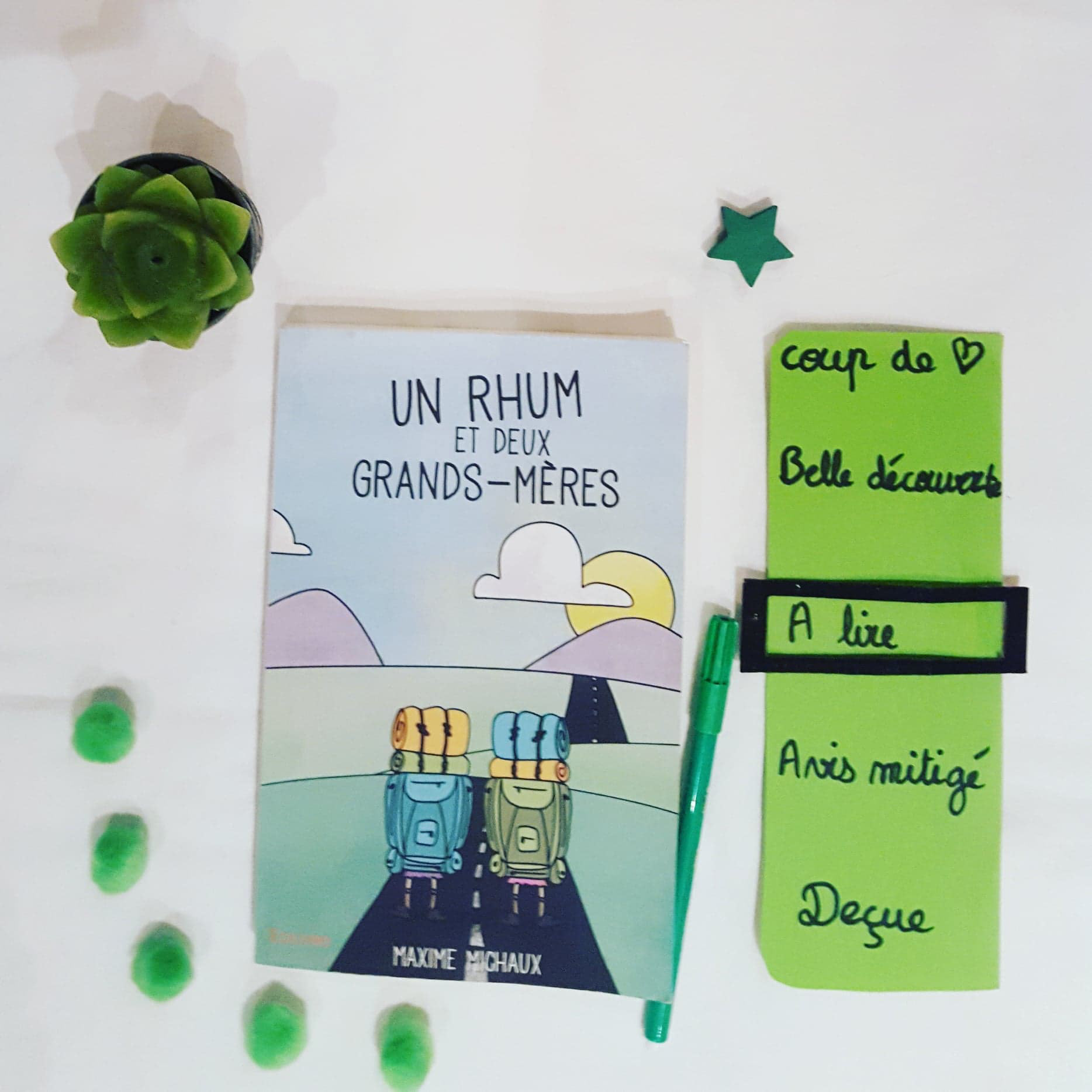 Comme le dit si bien Maxime Michaux, ce livre est une invitation au voyage. Ecris avec legerté, nous apprenons à connaitre Nicole et Viviane, 2 sexagenaires en quête d'aventure. L'écriture est fluide et le roman se dévore rapidement, d'autant plus qu'il est amusant. Je vous promets un moment de détente, grâce à une intrigue originale. Cependant, je n'ai pas mis la barre plus haute car j'ai trouvé l'écriture un peu juvenile. Bien entendu, ceci n'est que mon avis, car c'est le propre de tous les lecteurs: on ne peut pas avoir que des coups de coeurs. A la question: est-ce que je recommande cet ouvrage ? Je réponds oui sans hesitation. Il s'agit d'un premier roman pour l'auteur et il est indéniable qu'il a du talent. Merci Maxime Michaux pour votre confiance et le moment passé avec votre livre.