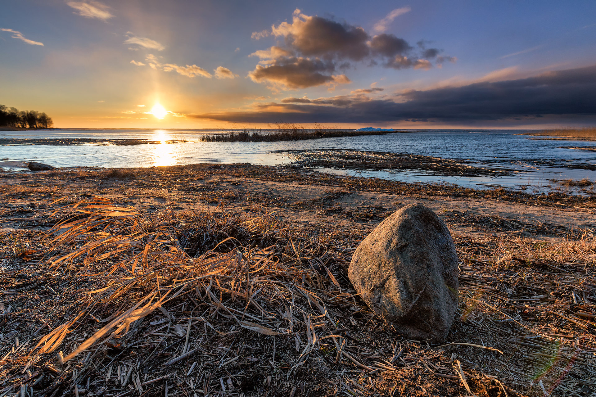 The Rock sunbathing