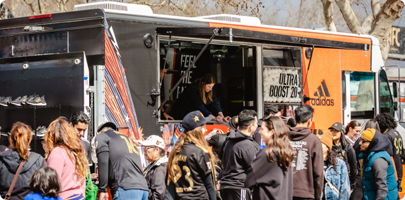 modified food truck area