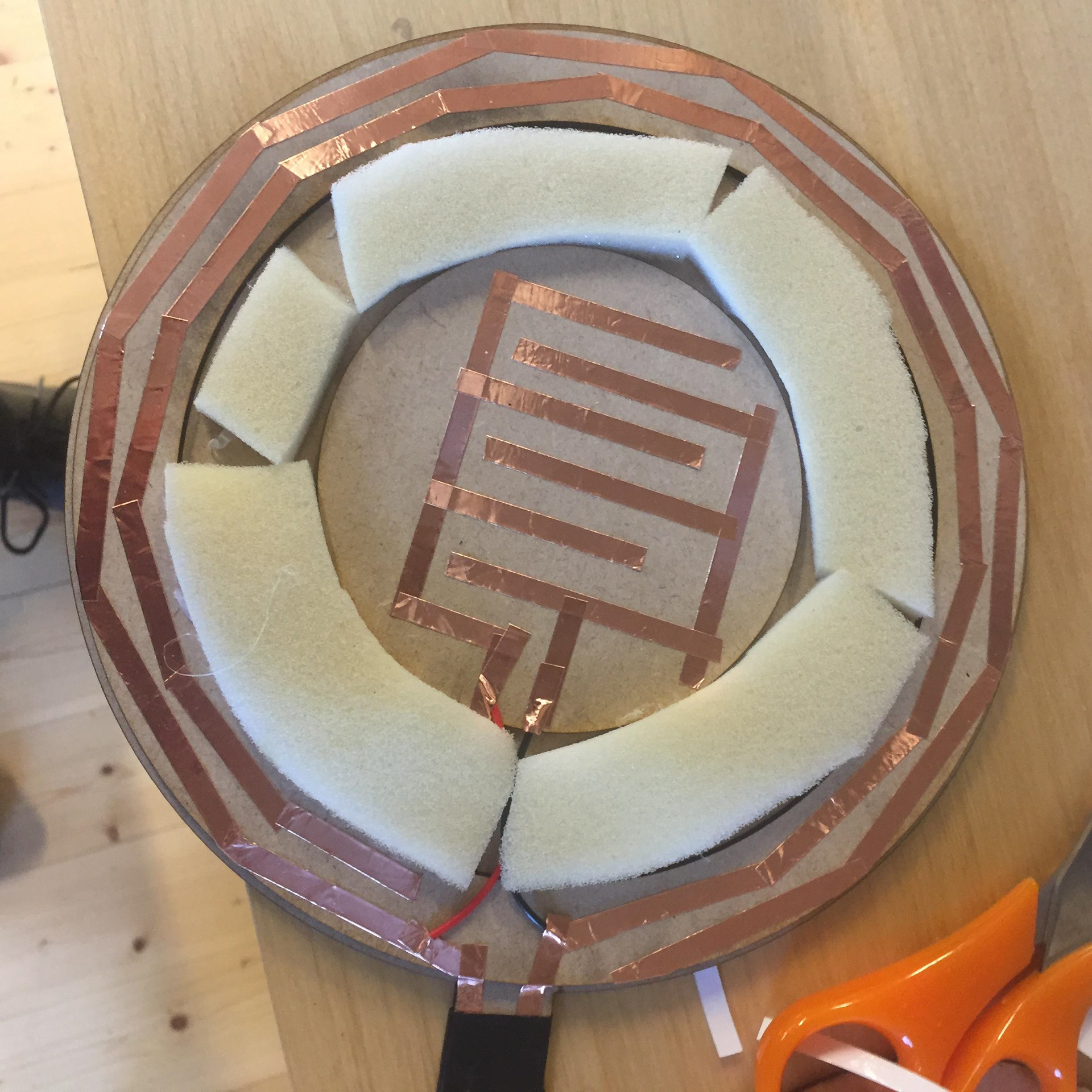 Inside of the pressure plates