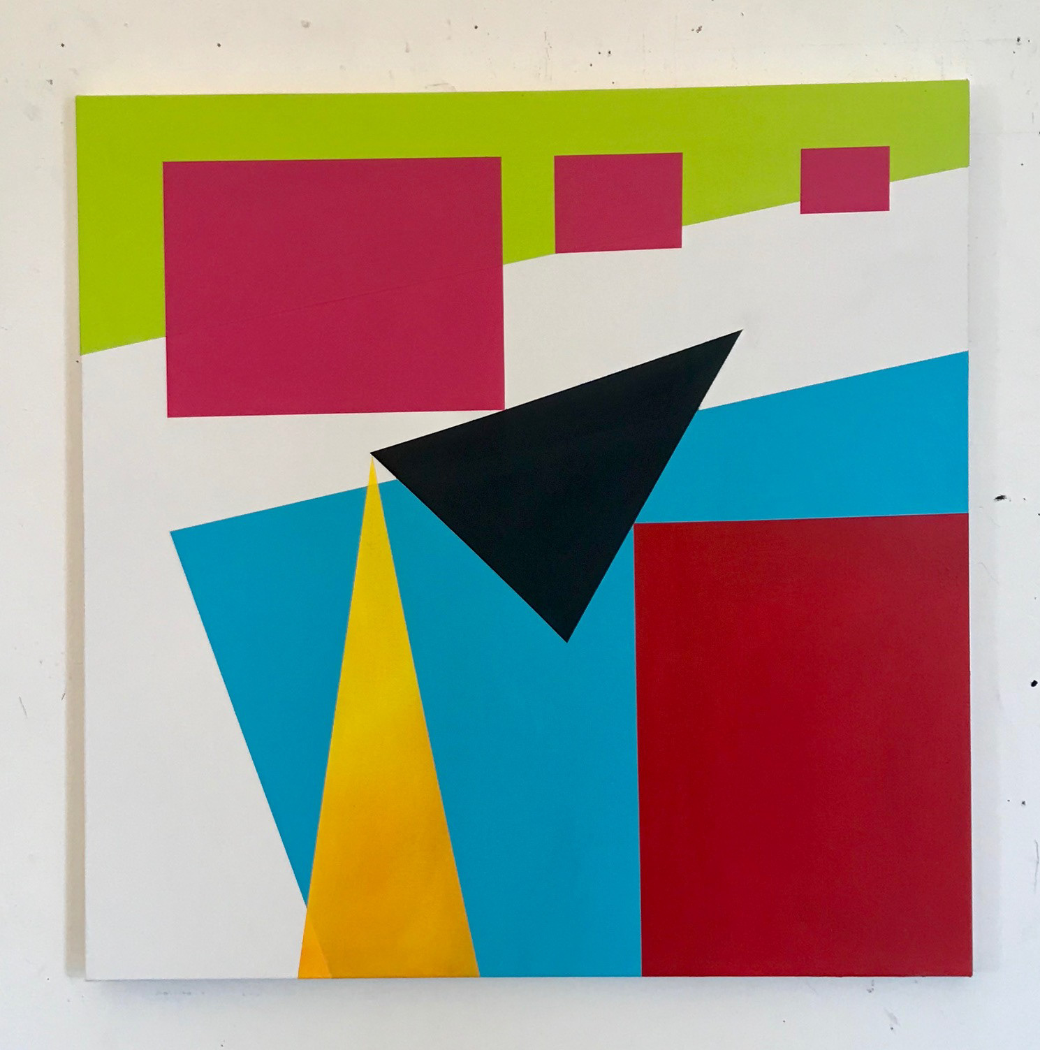 Melissa At The Kitchenette 24x24In Acrylic On Canvas