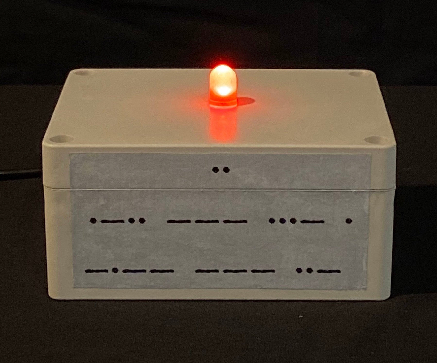 LED Morse Code Box '20