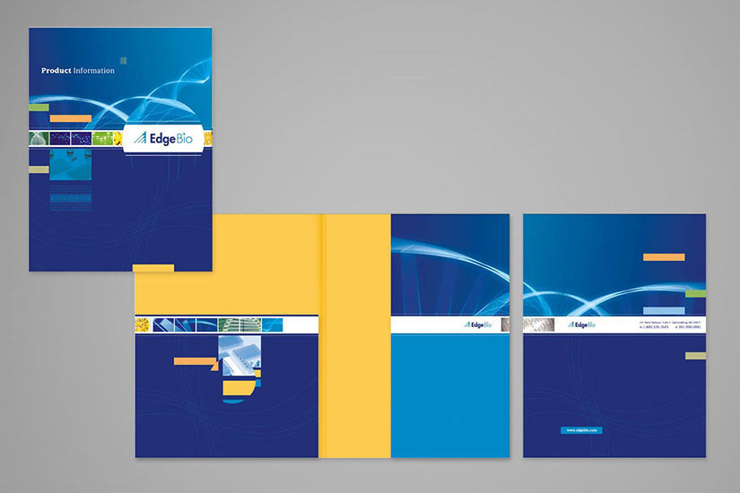 Folder design for biomedical business