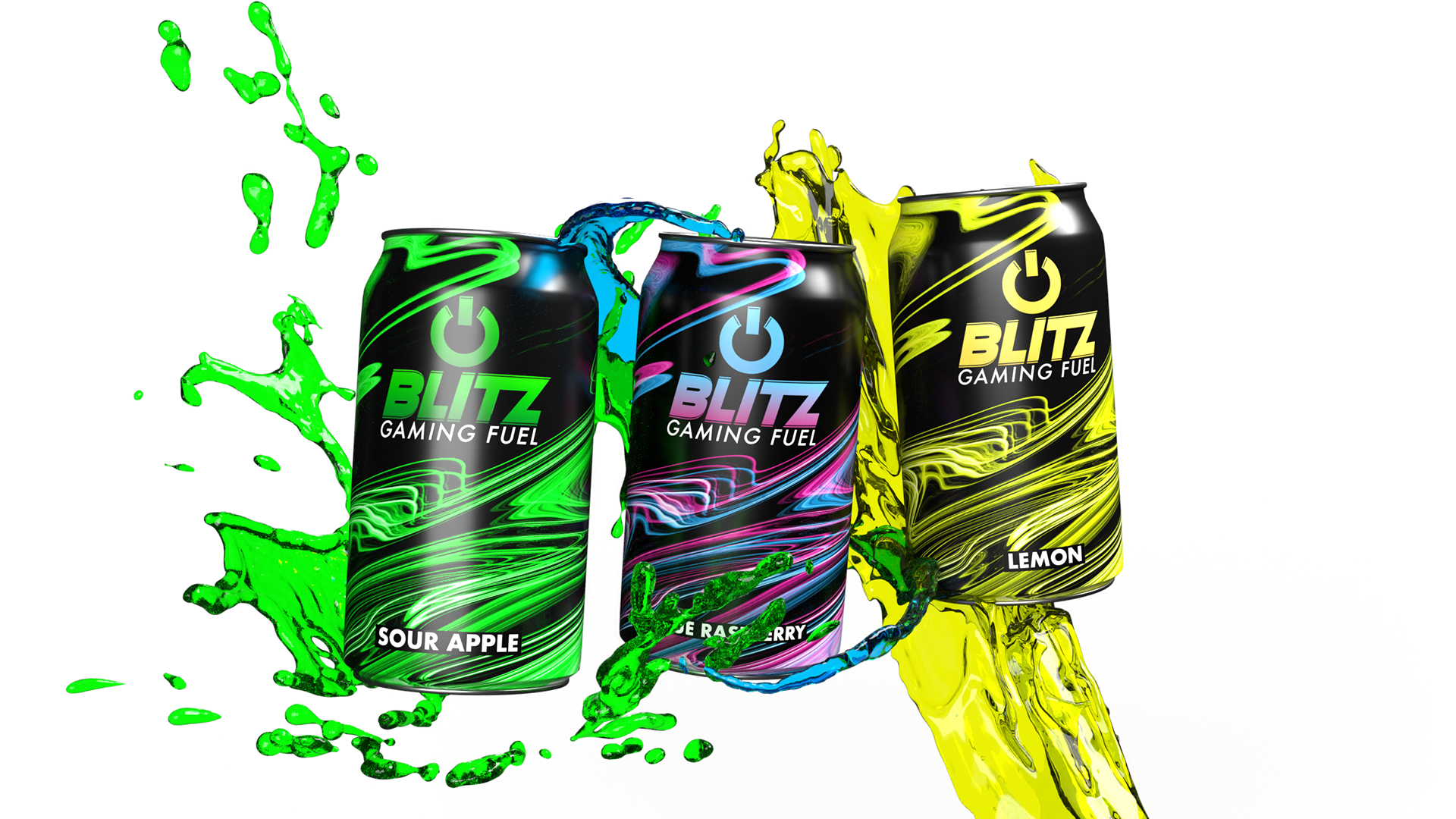 All 3 Blitz Gaming Fuel Flavors
