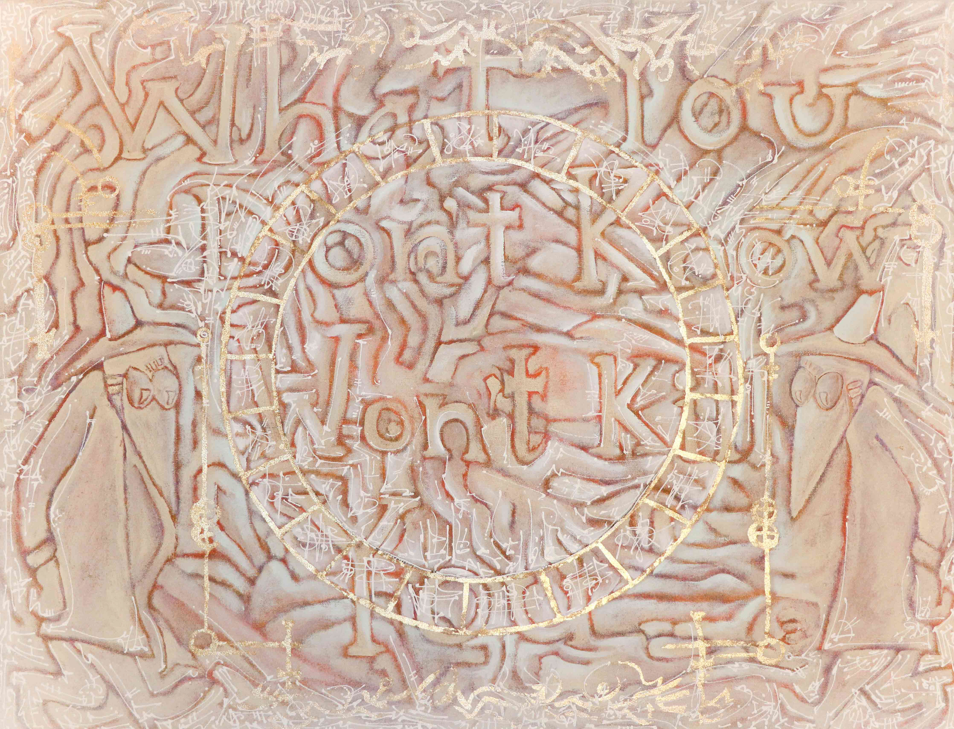 DOX. 48" x 32" acrylic on canvas. 2020