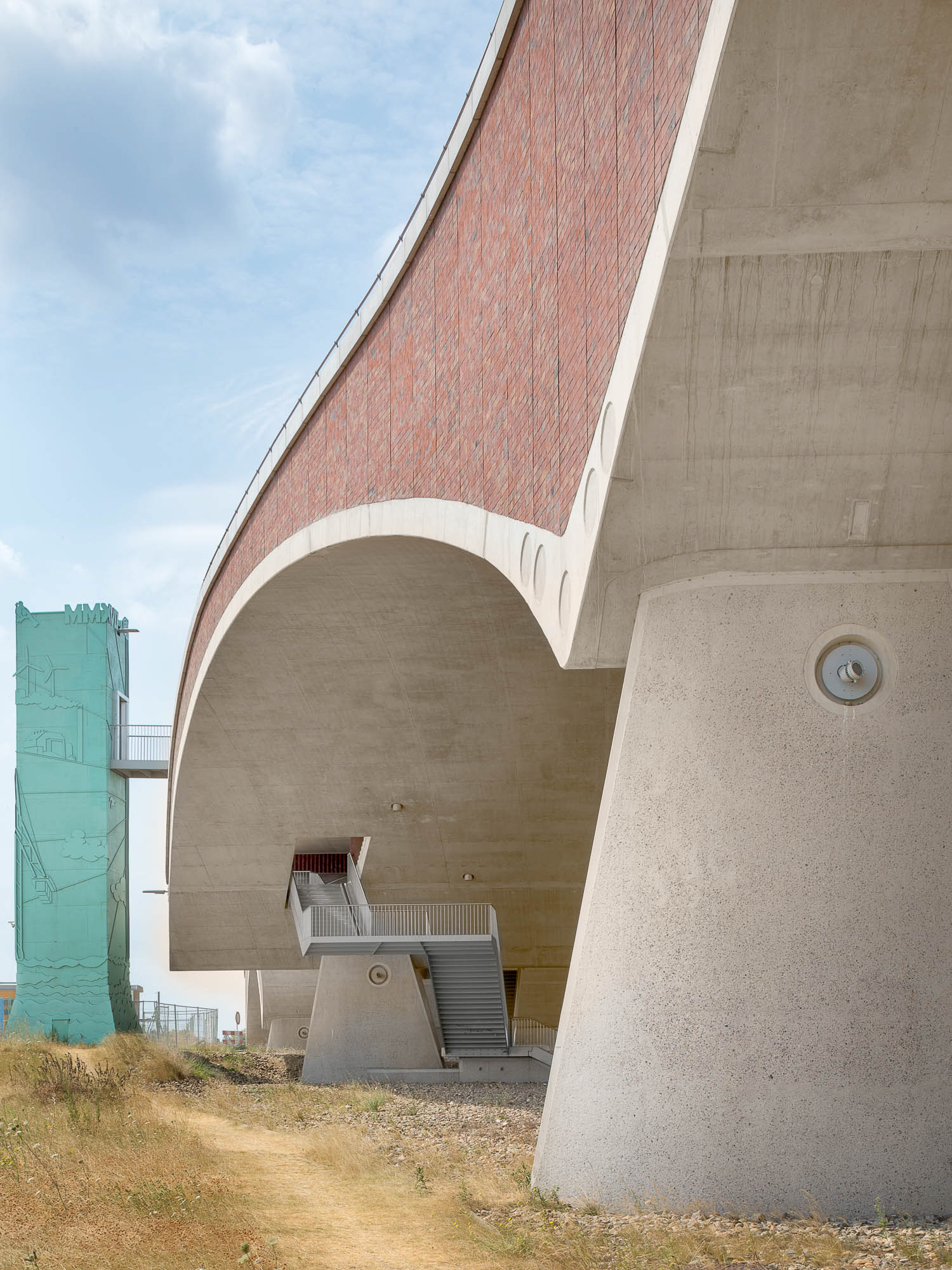 Architekturfoto Brücke De Oversteek Nijmegen Niederlande