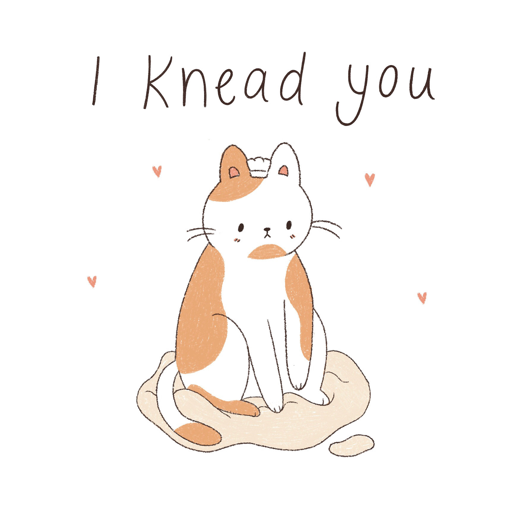 I knead you 🥖 Valentine's Card