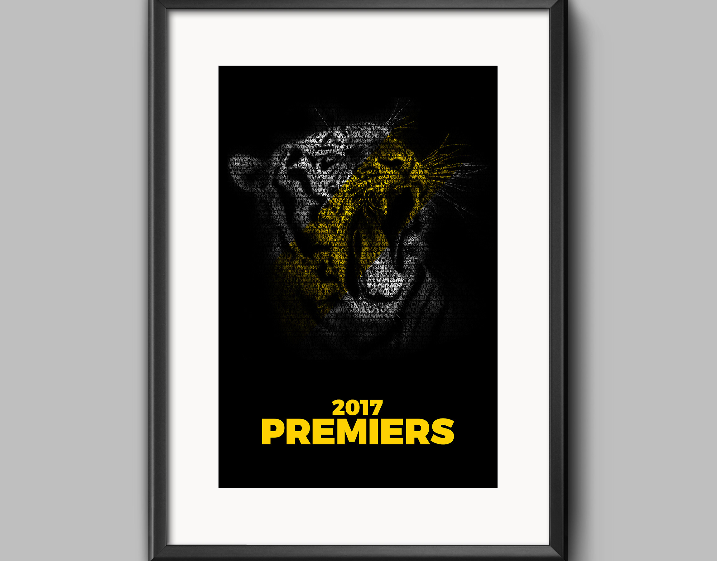 Inspired Photography & Design - Richmond Tigers Art Print