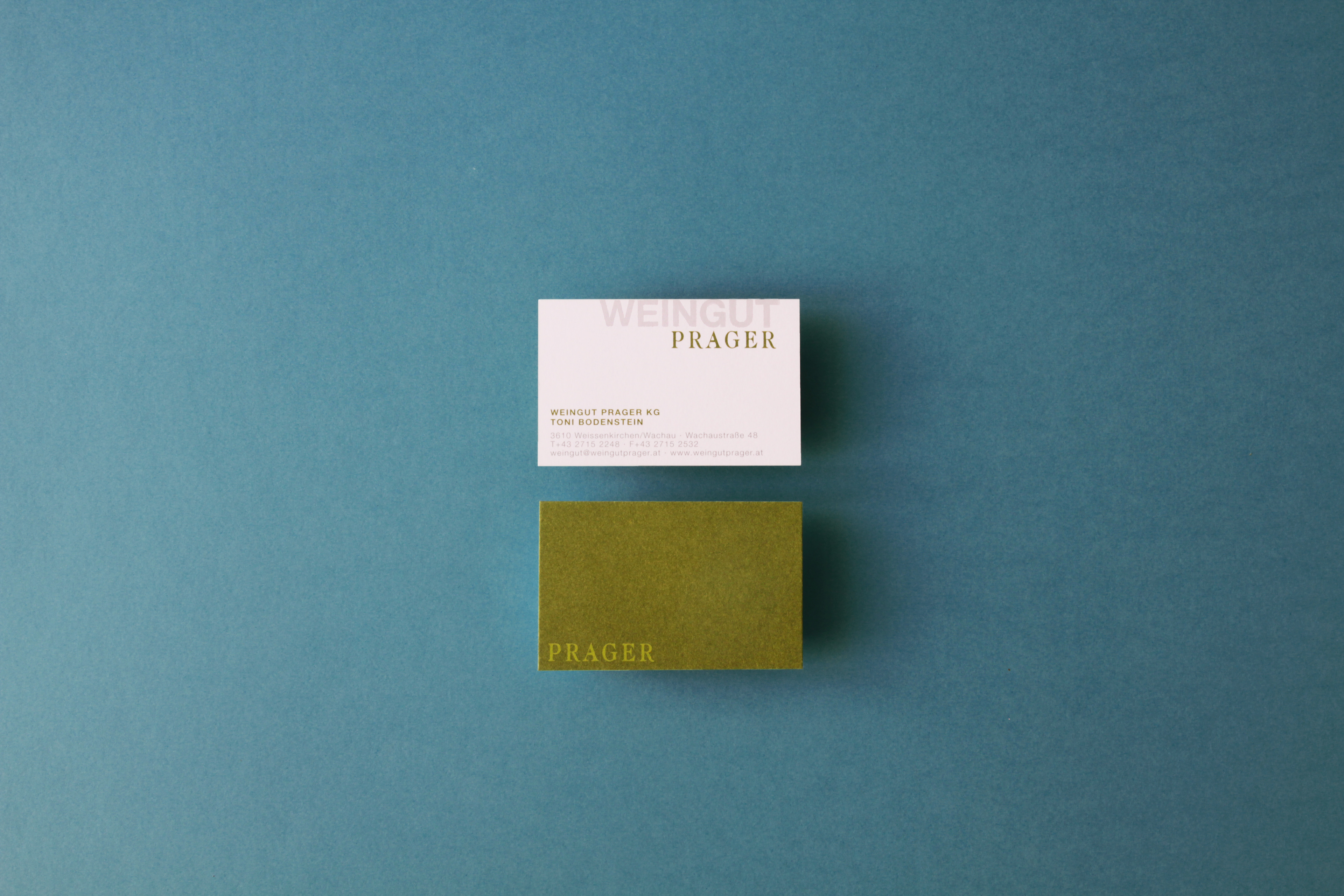 Ernestine Gstöttner // Grafikdesign Visitenkarte