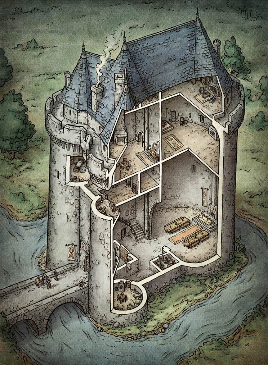 Mike Schley's Portfolio - Isometric & Cutaway Maps