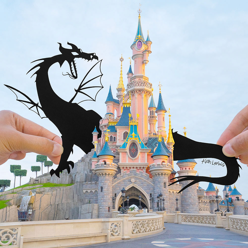 Maleficent Dragon in Disneyland Paris