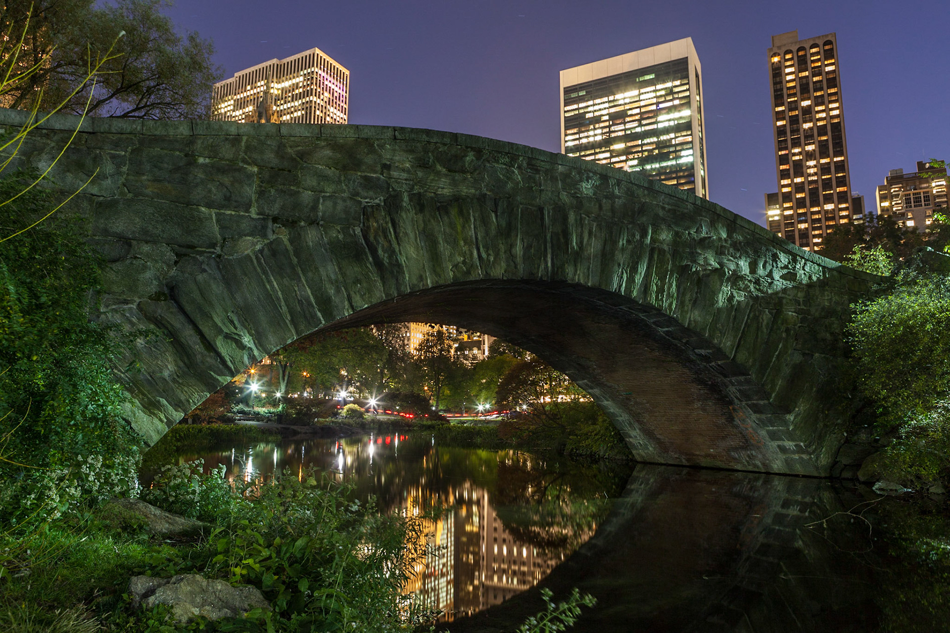 Nightshoot in Central Park with Gapstow Bridge
