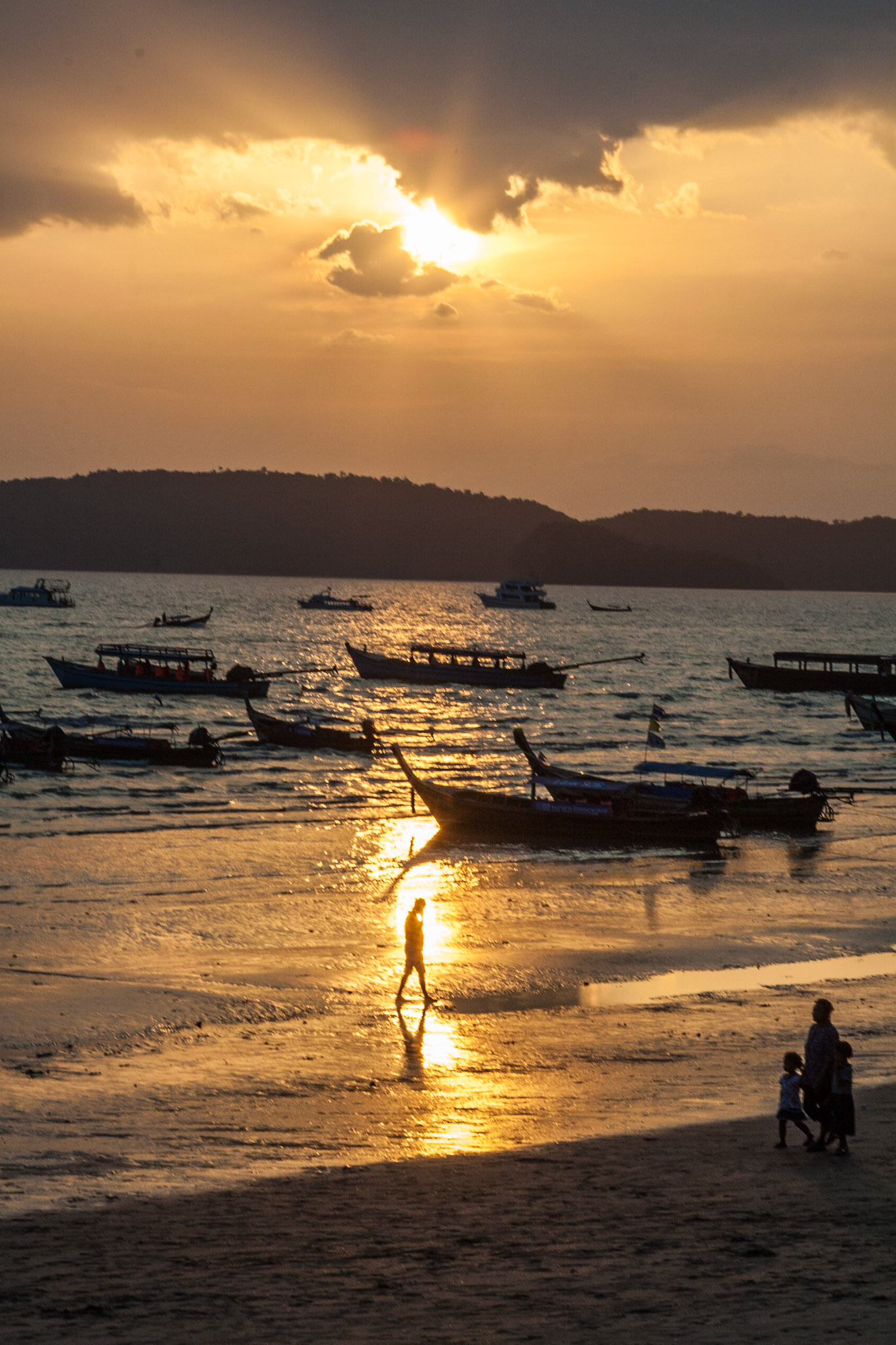 Sunset at Ao Nang Beach