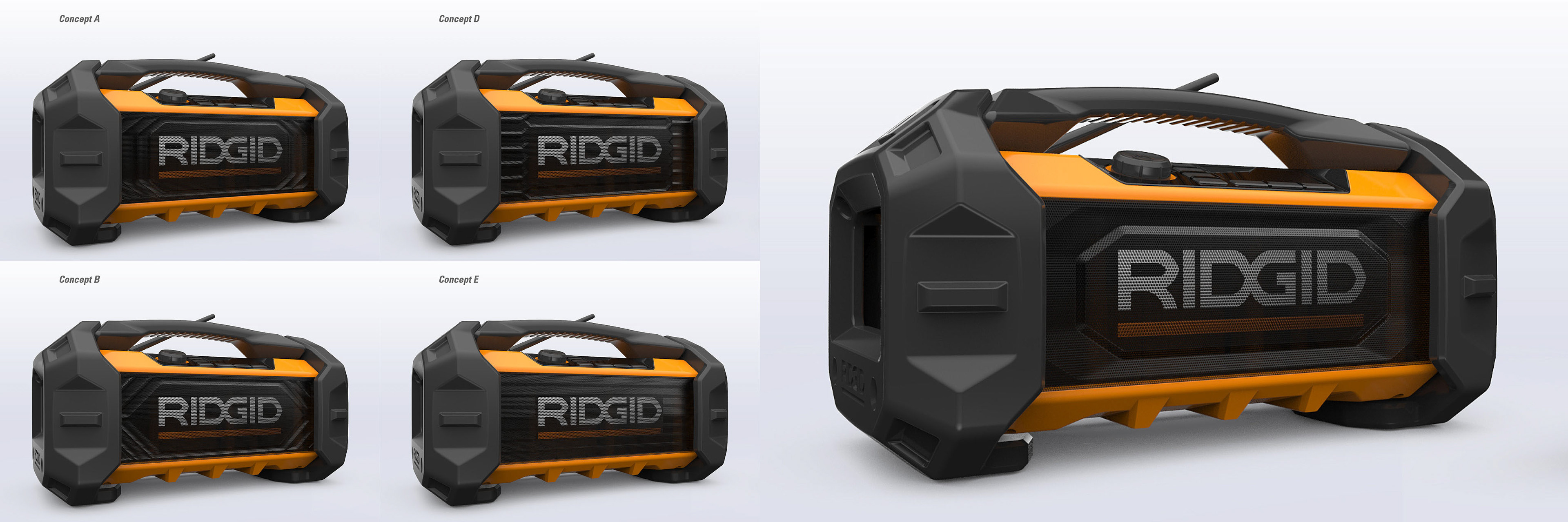 18V Charging Jobsite Radio with Bluetooth®, RIDGID Tools