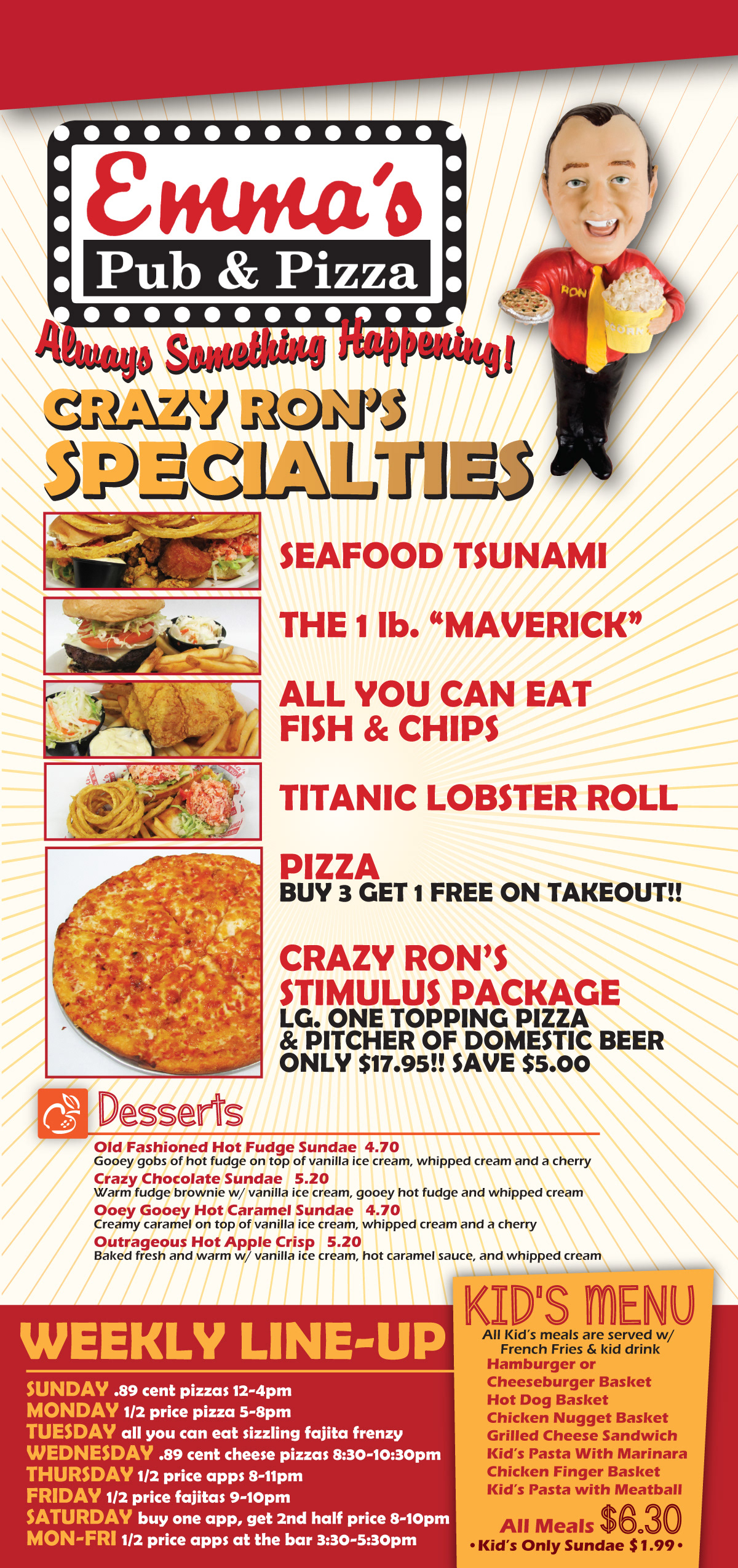 Mike Hsueh Portfolio Emmas Pub & Pizza