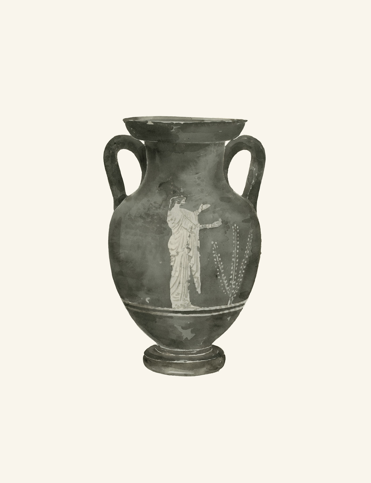 Terracotta amphora