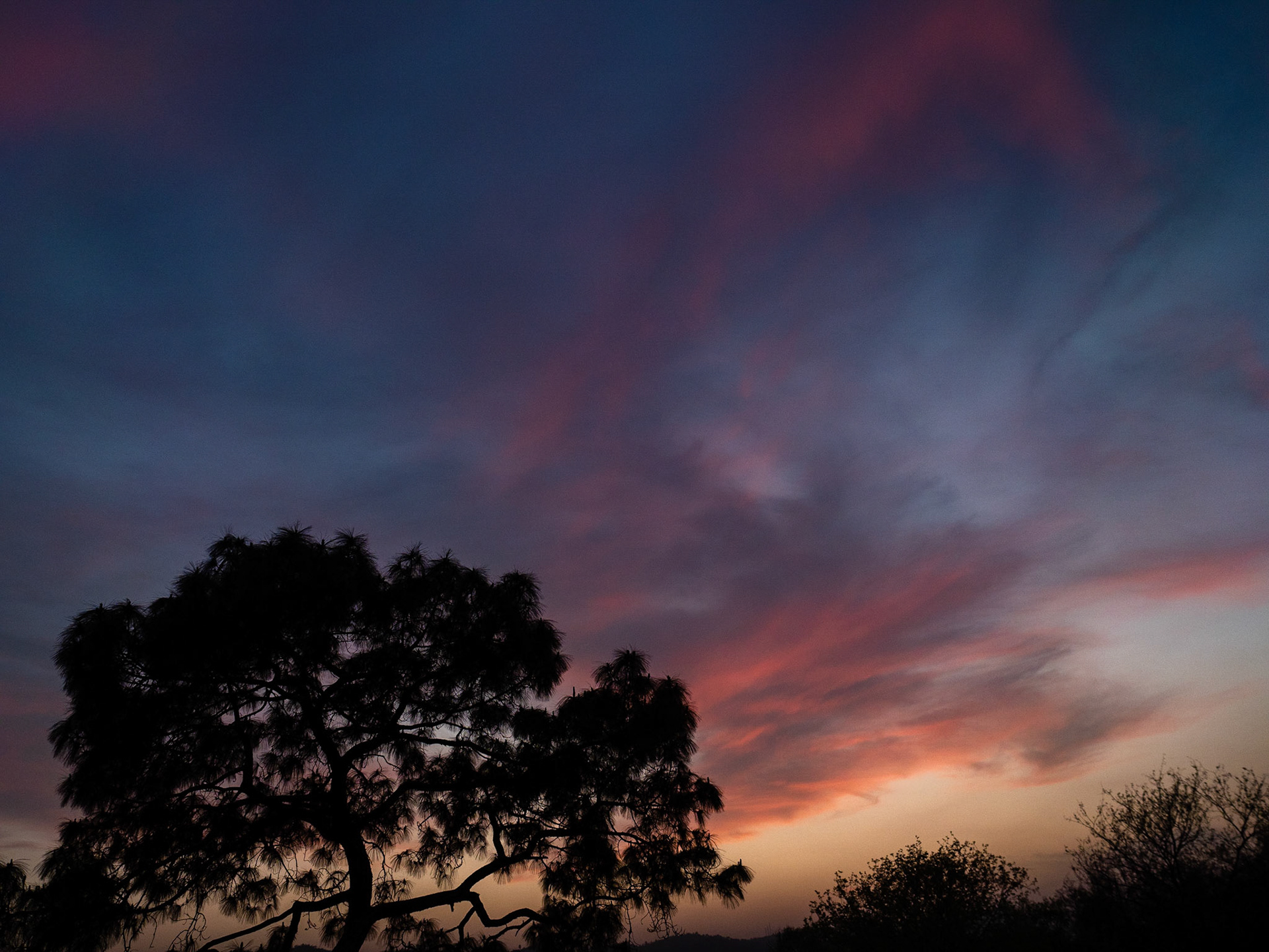 Spectacular Sunrise On A Chilly Morning