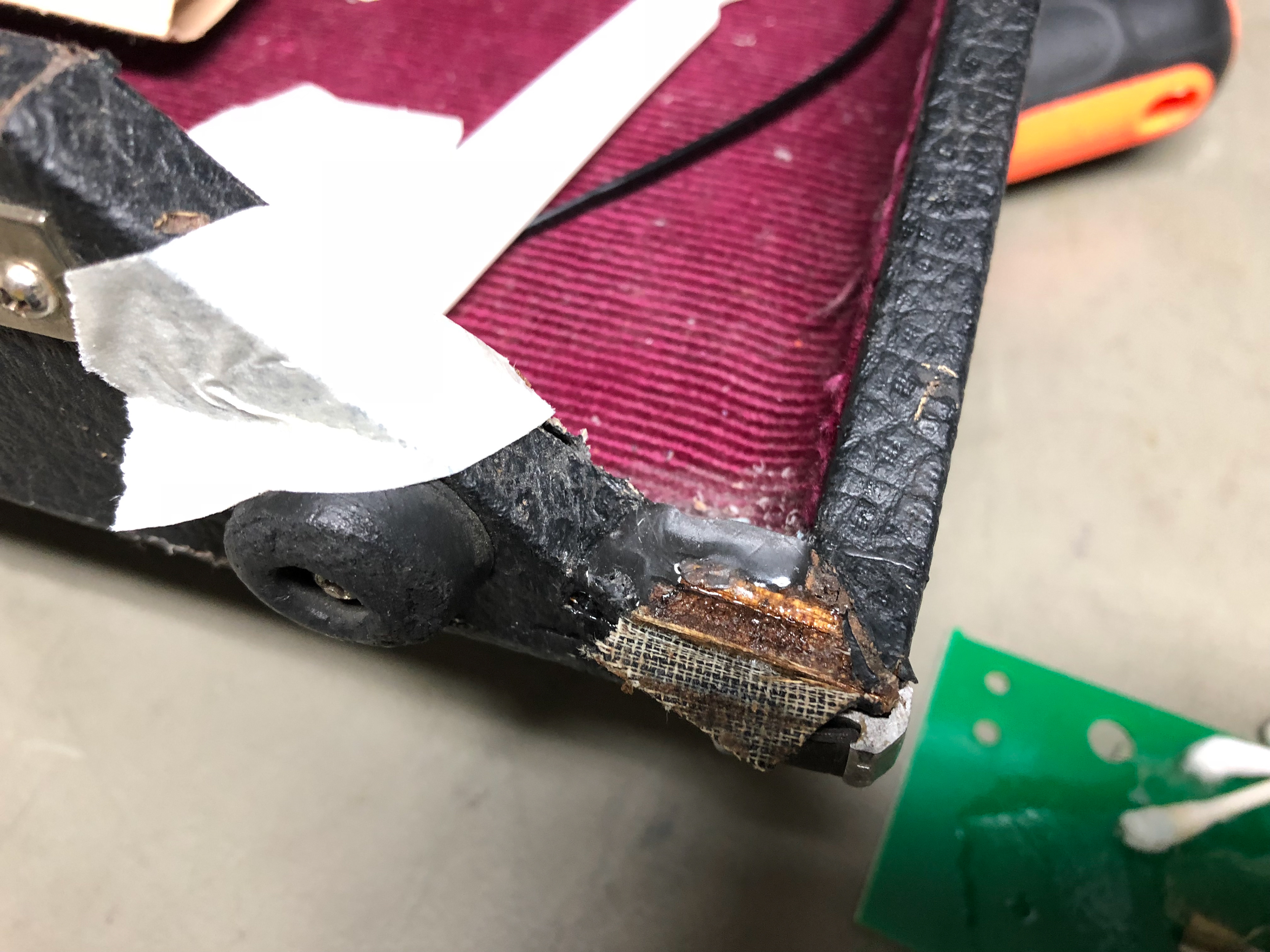 Rebuilding damaged woodwork