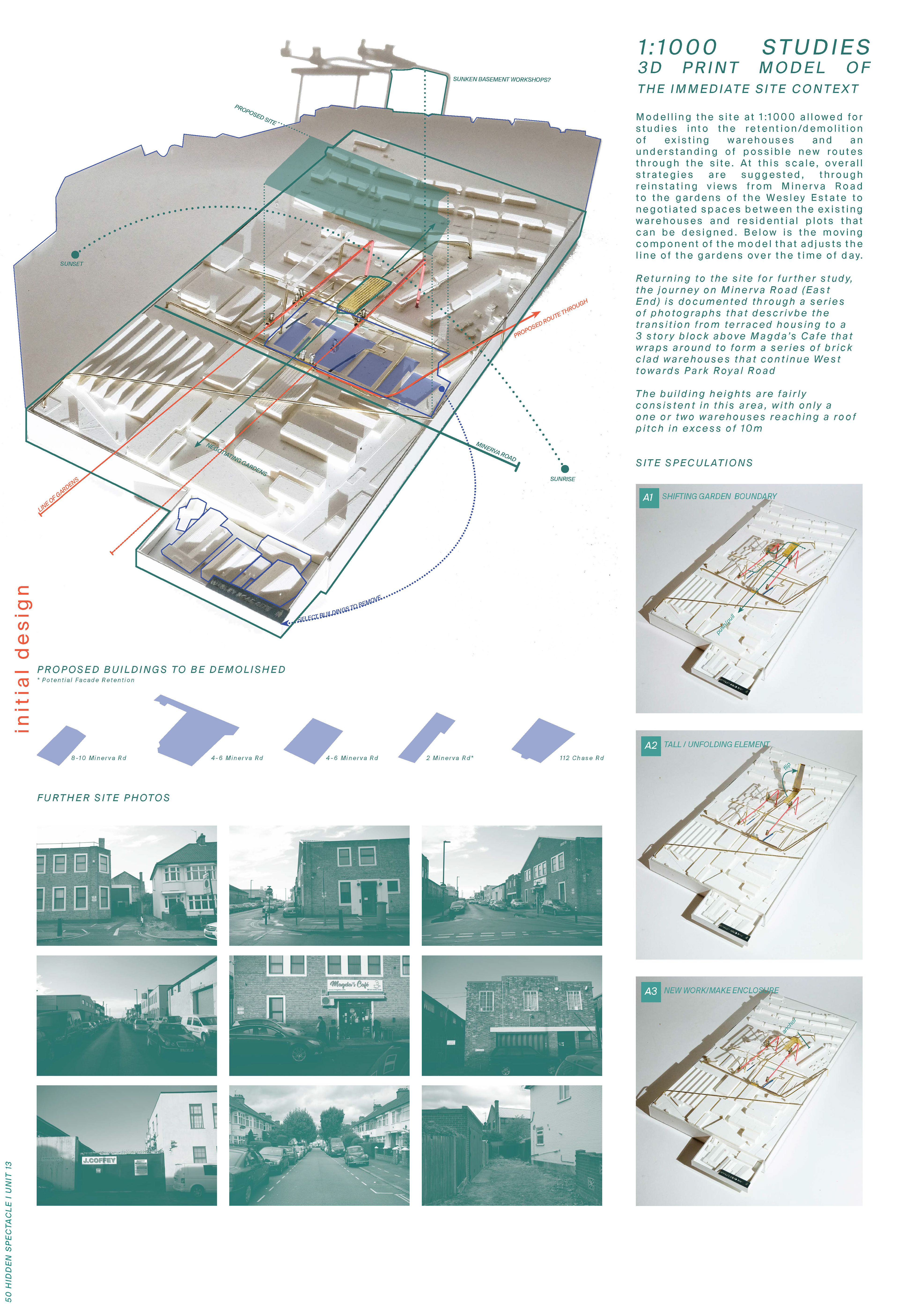 1:1000 Conceptual Site Studies