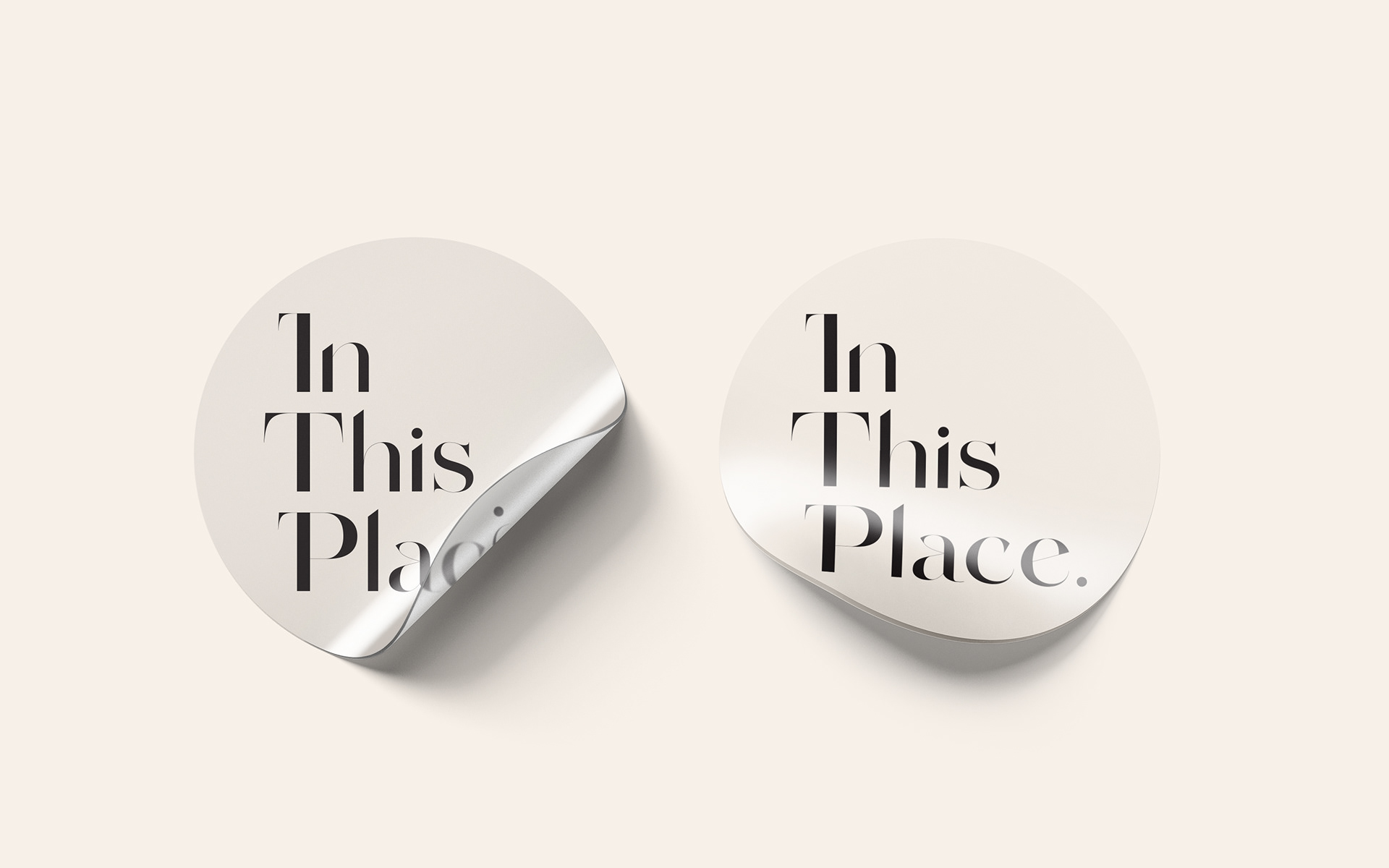 Stickers - Transparent (left) and Opaque (right)