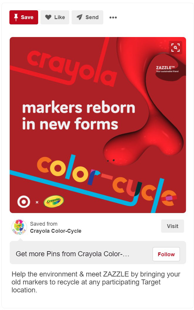 Zazzle Pinterest Ad.