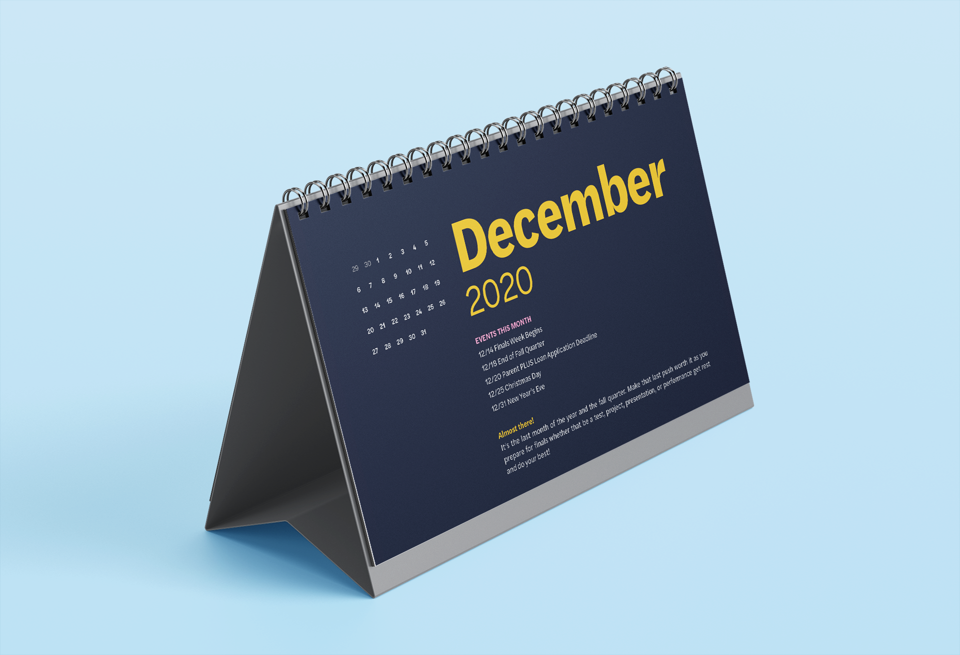 Calendar Month Overview