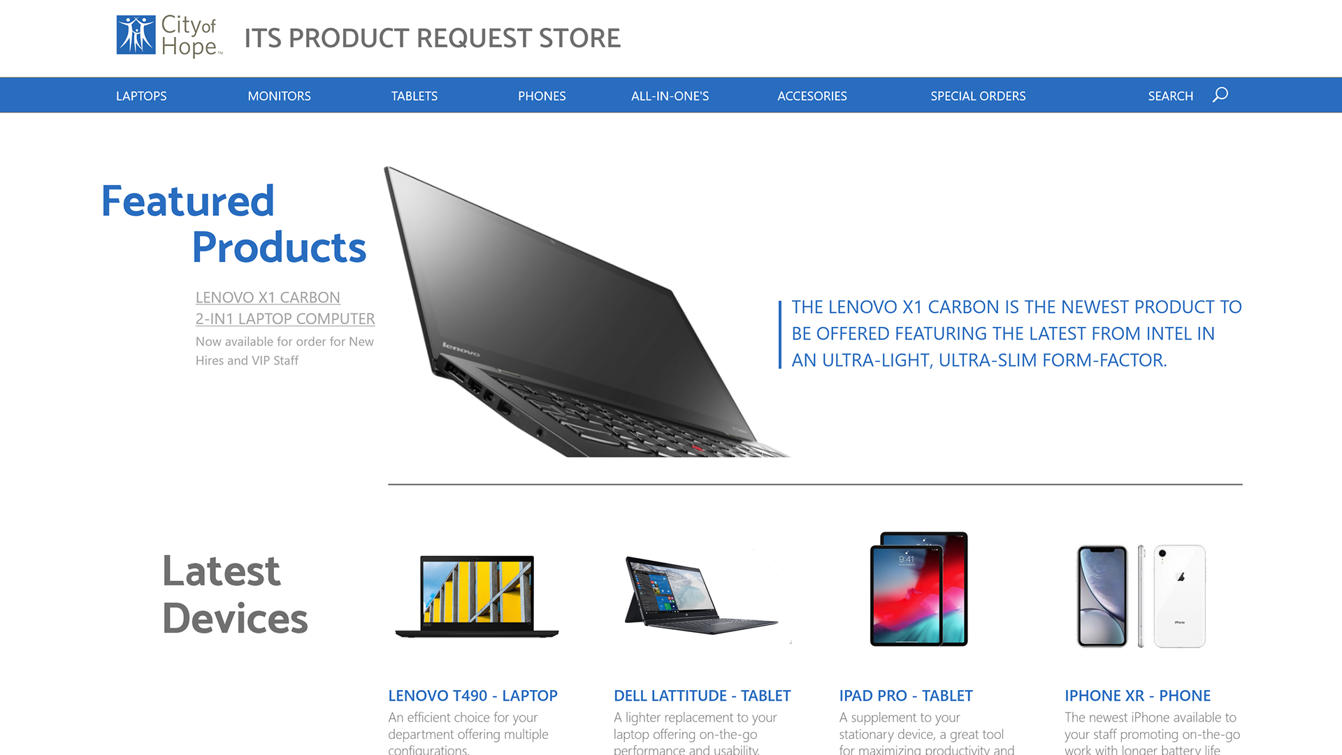 Landing Page
