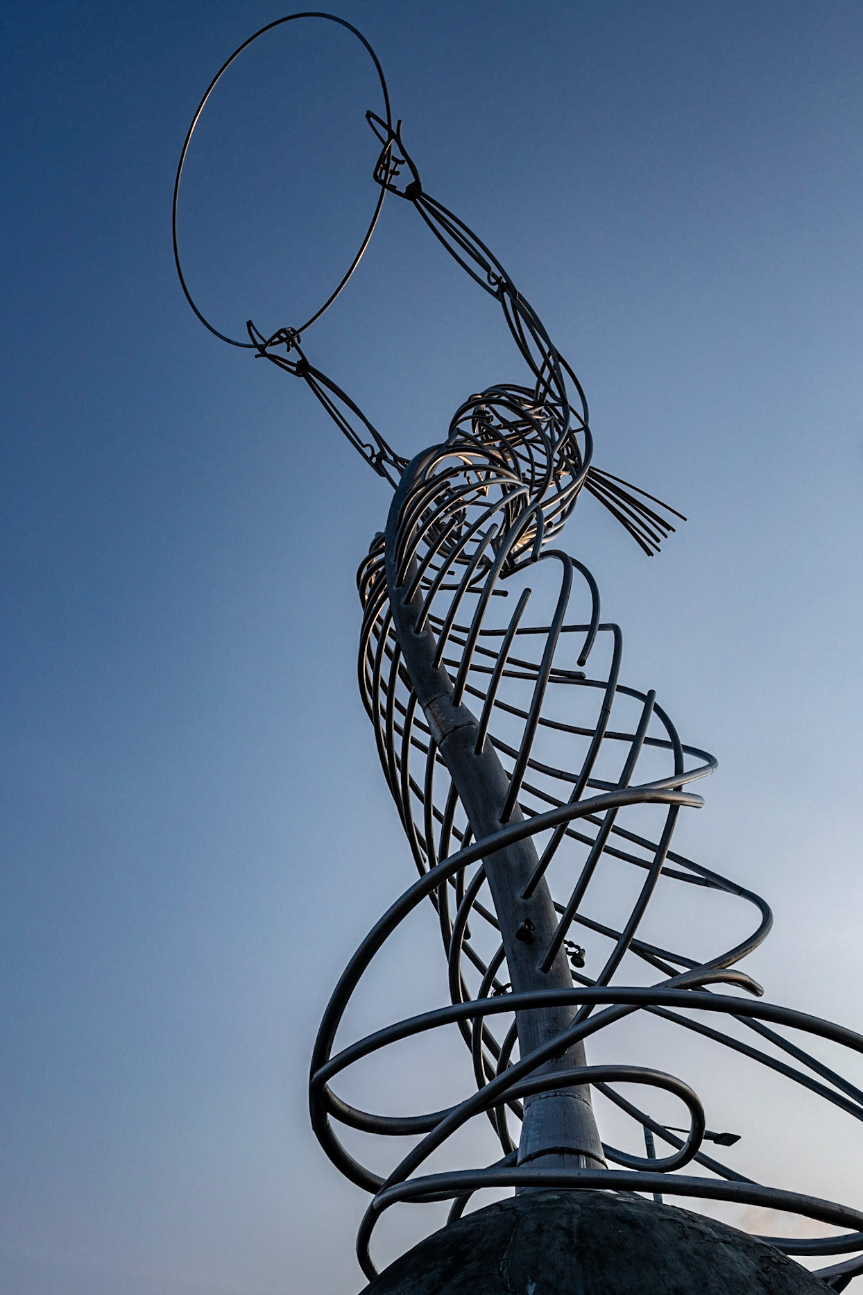 At Hilton Belfast today for meetings. Time for a quick photo at the end of the day of the beacon of hope