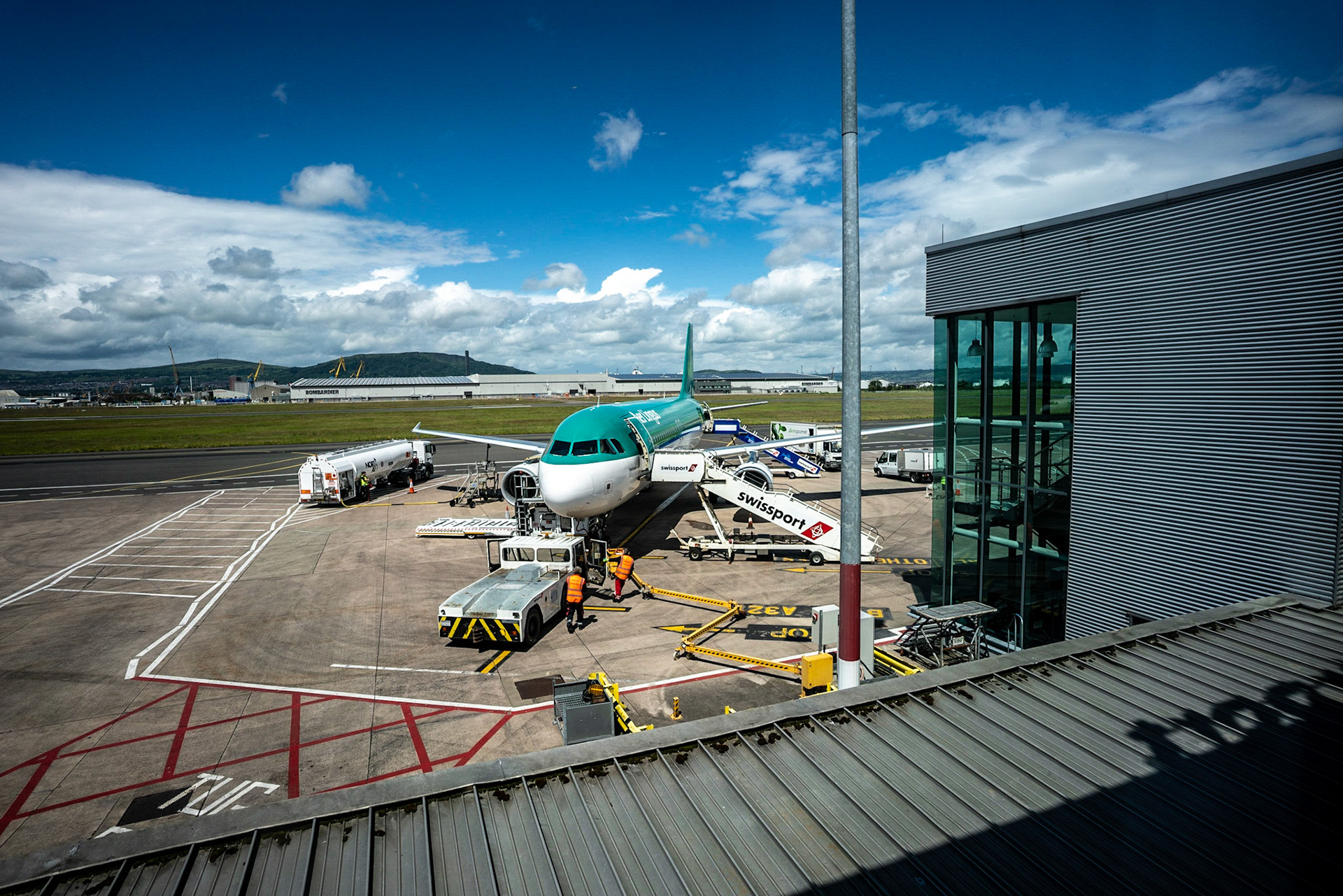 Flying Aer Lingus today to London