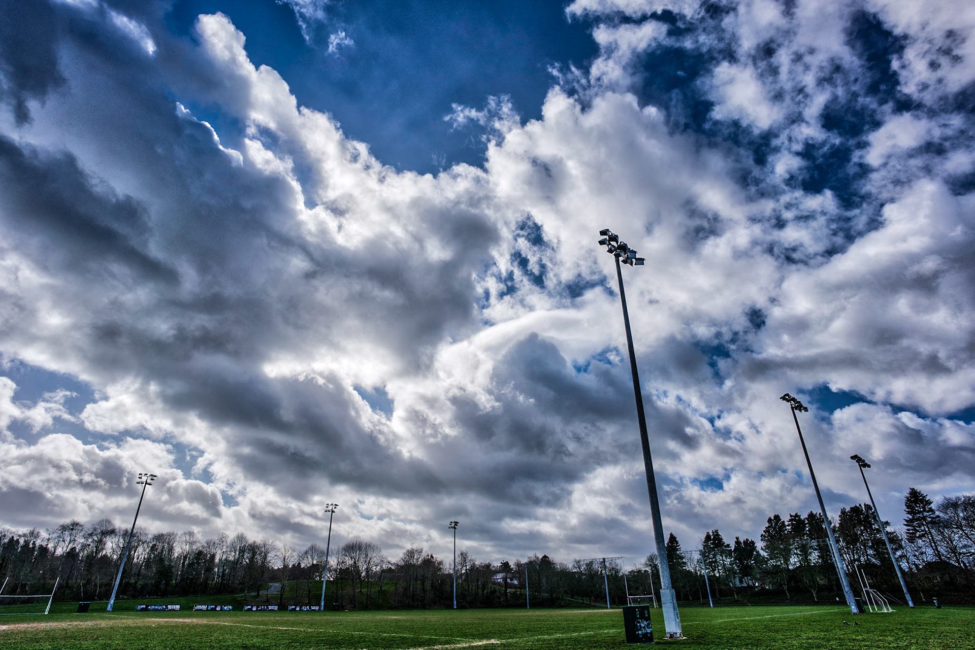 The storm clouds are gathering ahead of Storm Gareth arriving