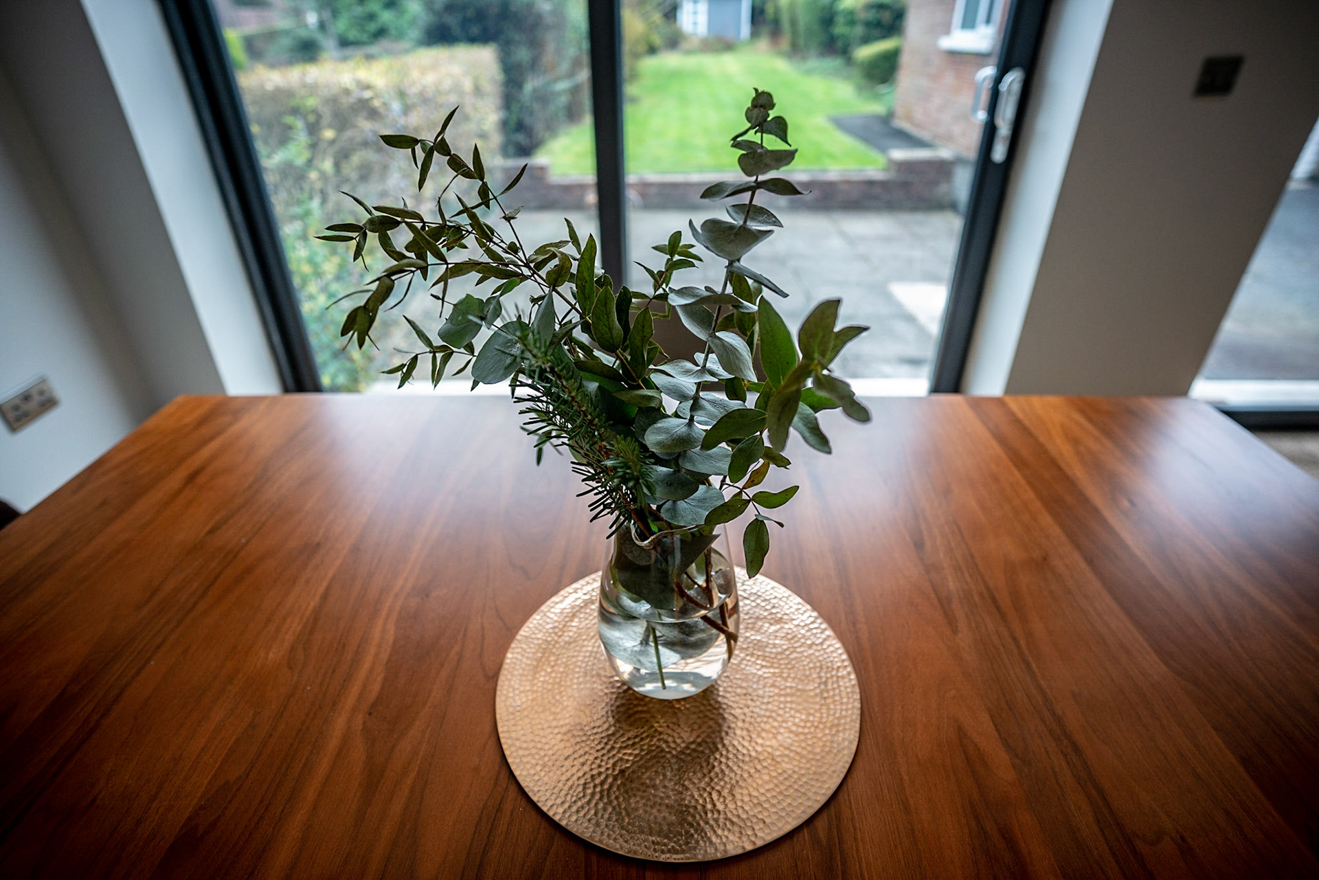 Some foliage from Christmas - but the decorations have been taken down