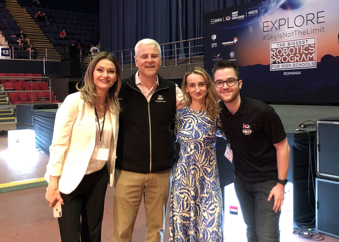 BRD FIRST® Tech Challenge Romania, Dana Razboiu - Don Bossi - Gabriela Ivan - Julien Bertrand