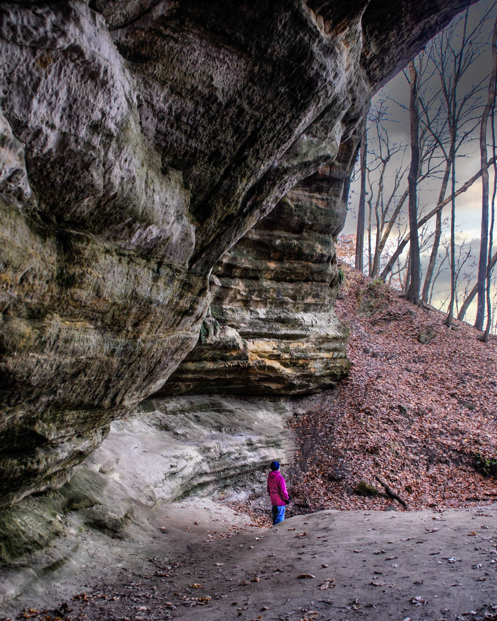 Council Overhang, Starved Rock SP, Utica IL - November 2011