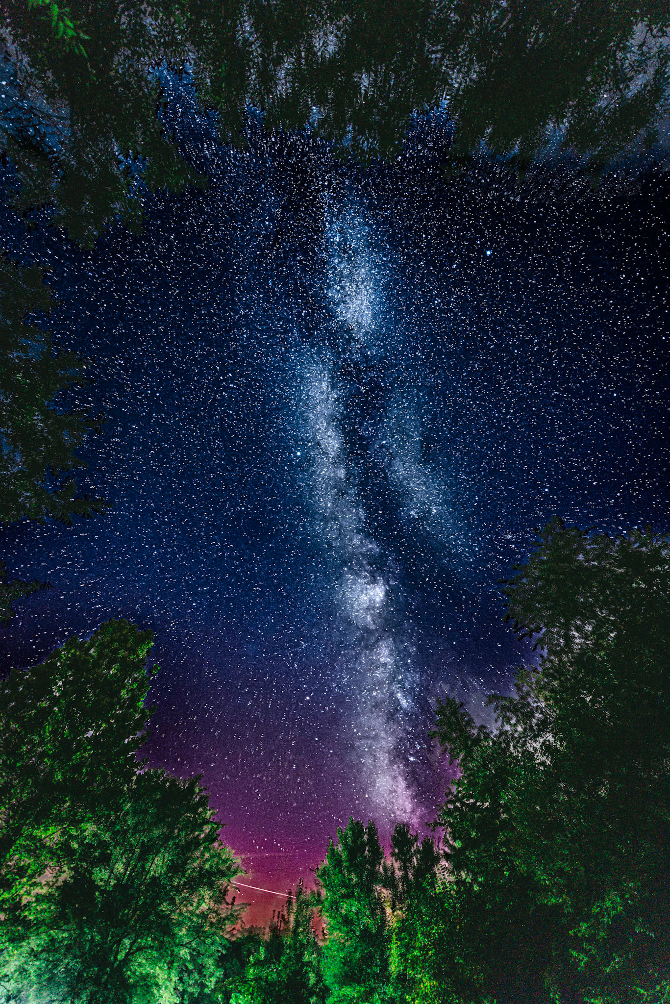 Milky Way from Pleasant Creek CG - Lowell IL, August 2019