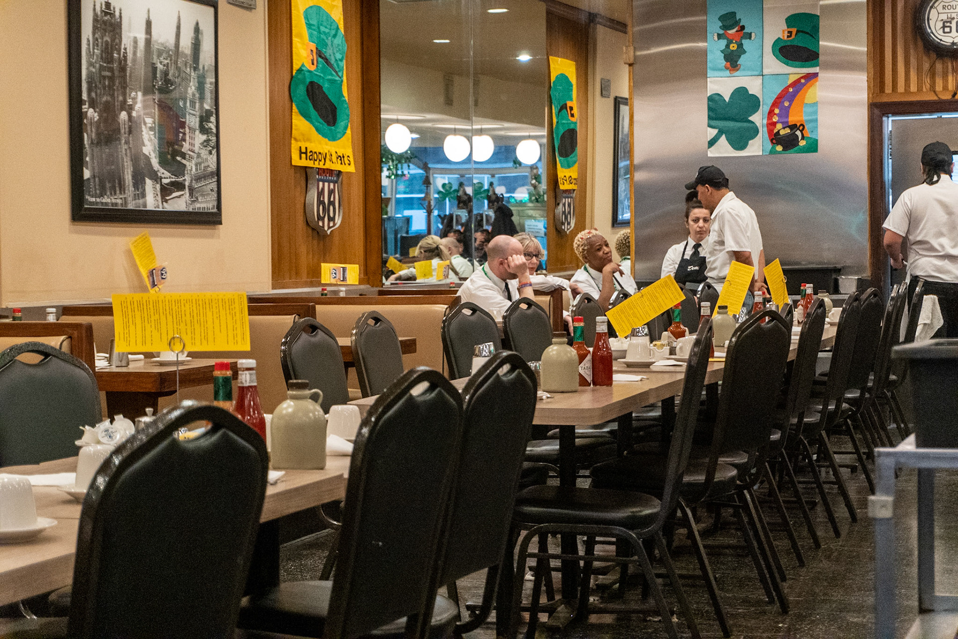 Lou Mitchell's Restaurant Chicago March 14, 2020